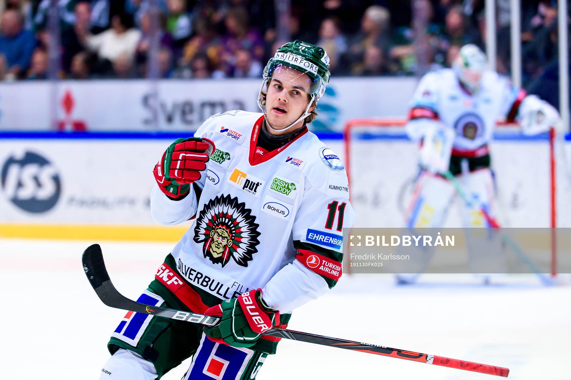 Frölundas Samuel Fagemo jublar