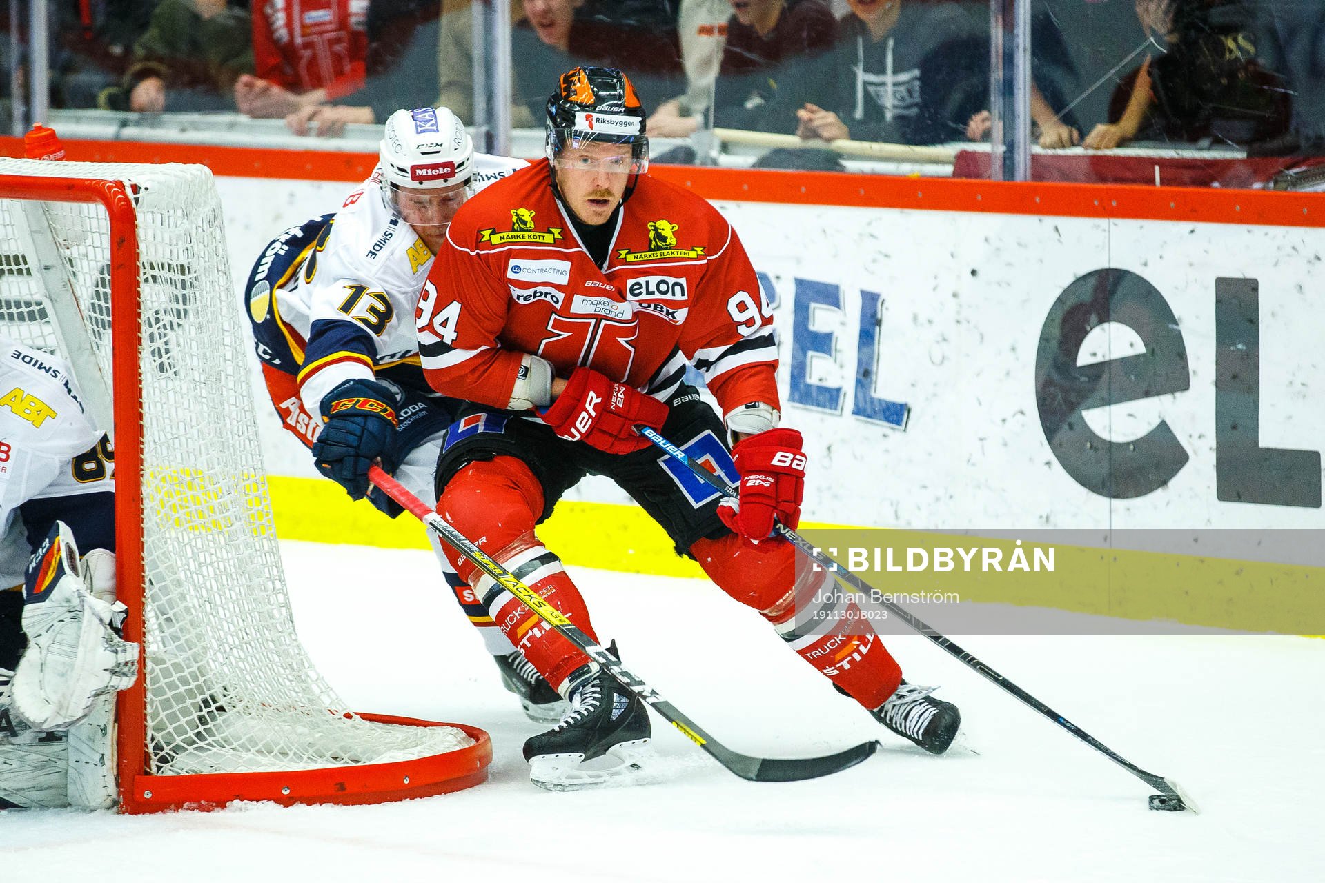 Örebros Ryan Stoa och Djurgårdens Kalle Östman