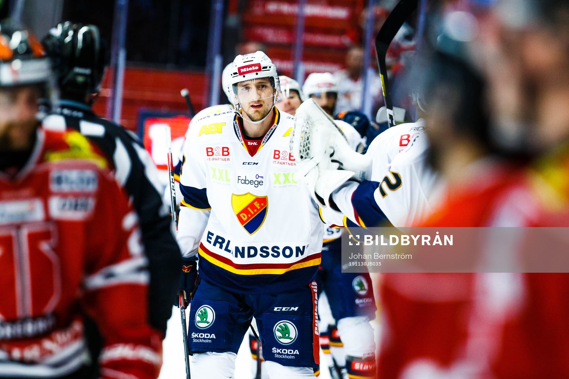 Djurgårdens Anton Hedman jublar