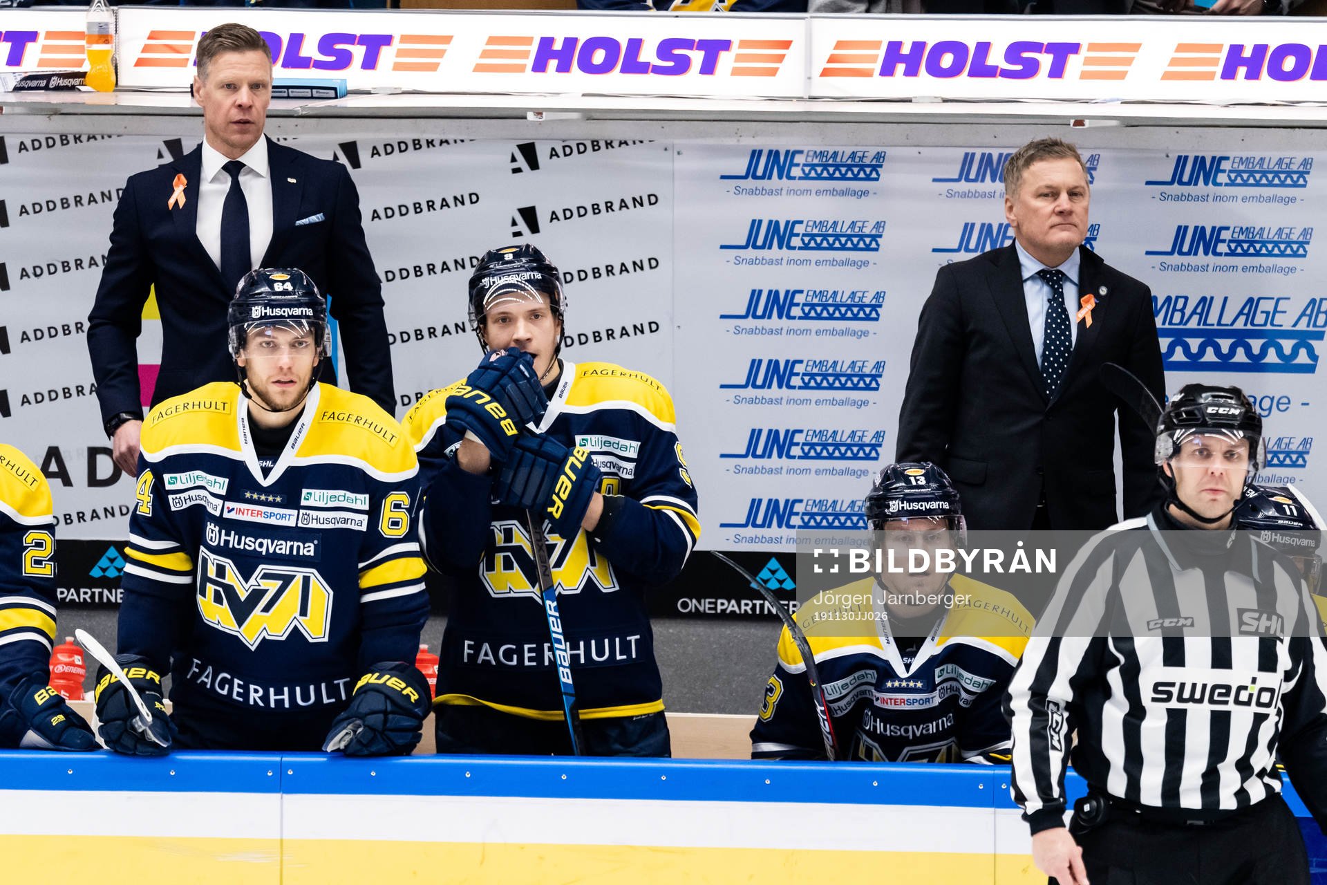 s tränare Stephan Lundh och assisterande tränare Nicklas