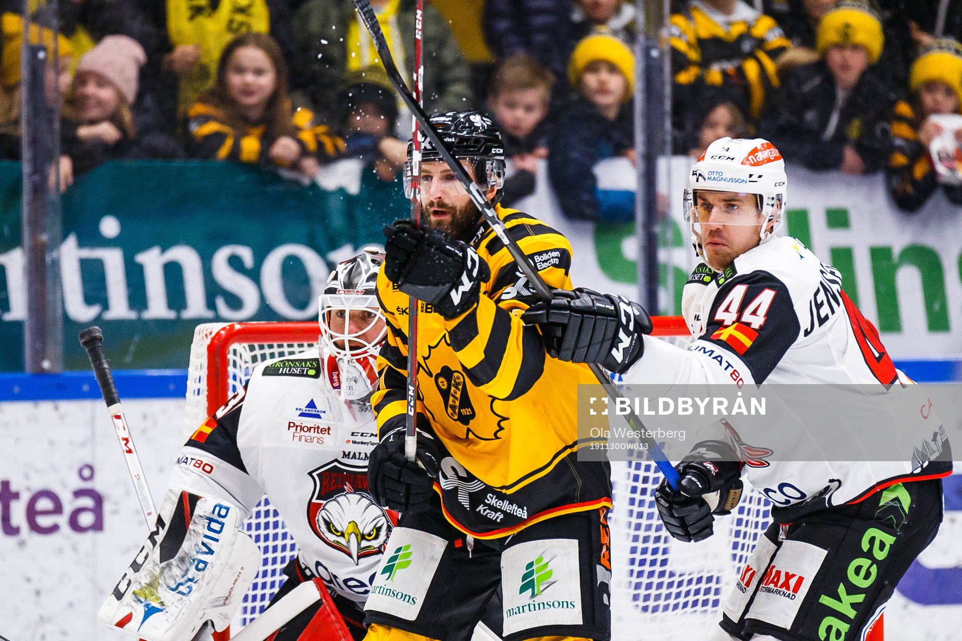 Skellefteås Tom Pyatt och Malmö Redhawks Jesper Jensen