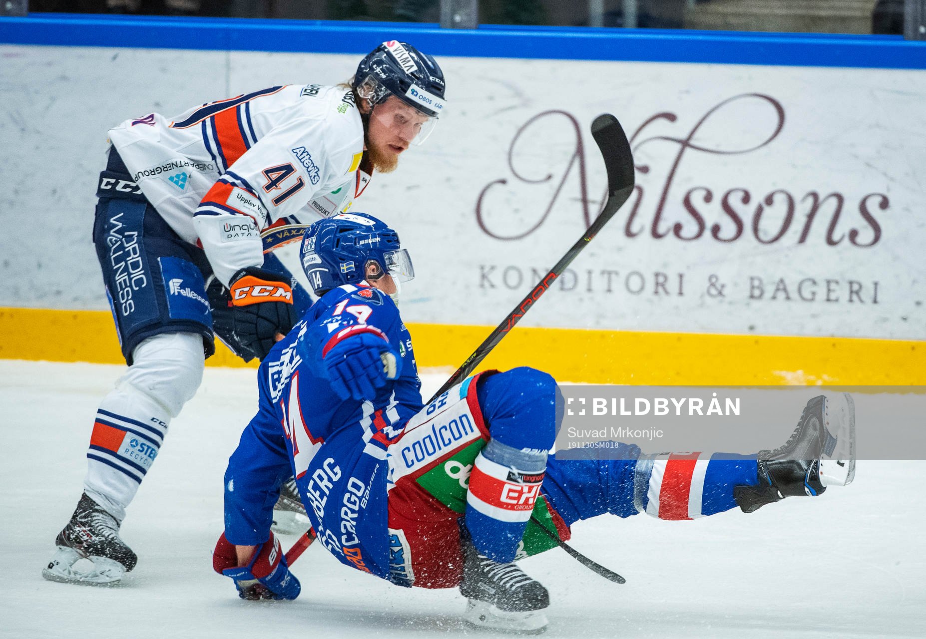 Oskarshamns Pontus Netterberg och Växjös Ludvig Nilsson