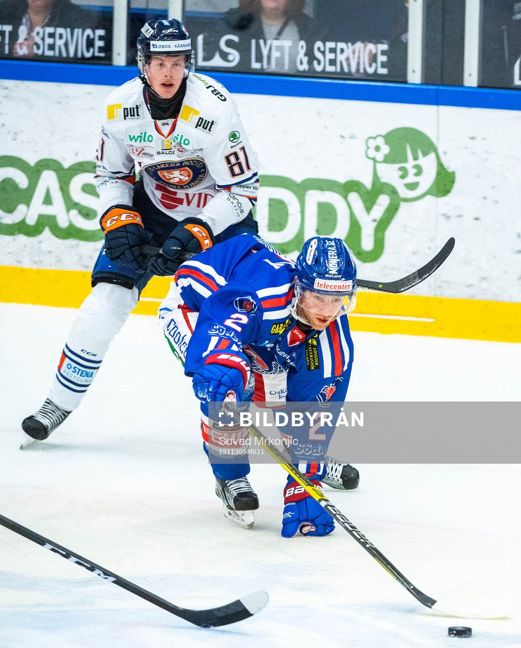 Oskarshamns Mattew Bodie och Växjös Fredrik Karlström