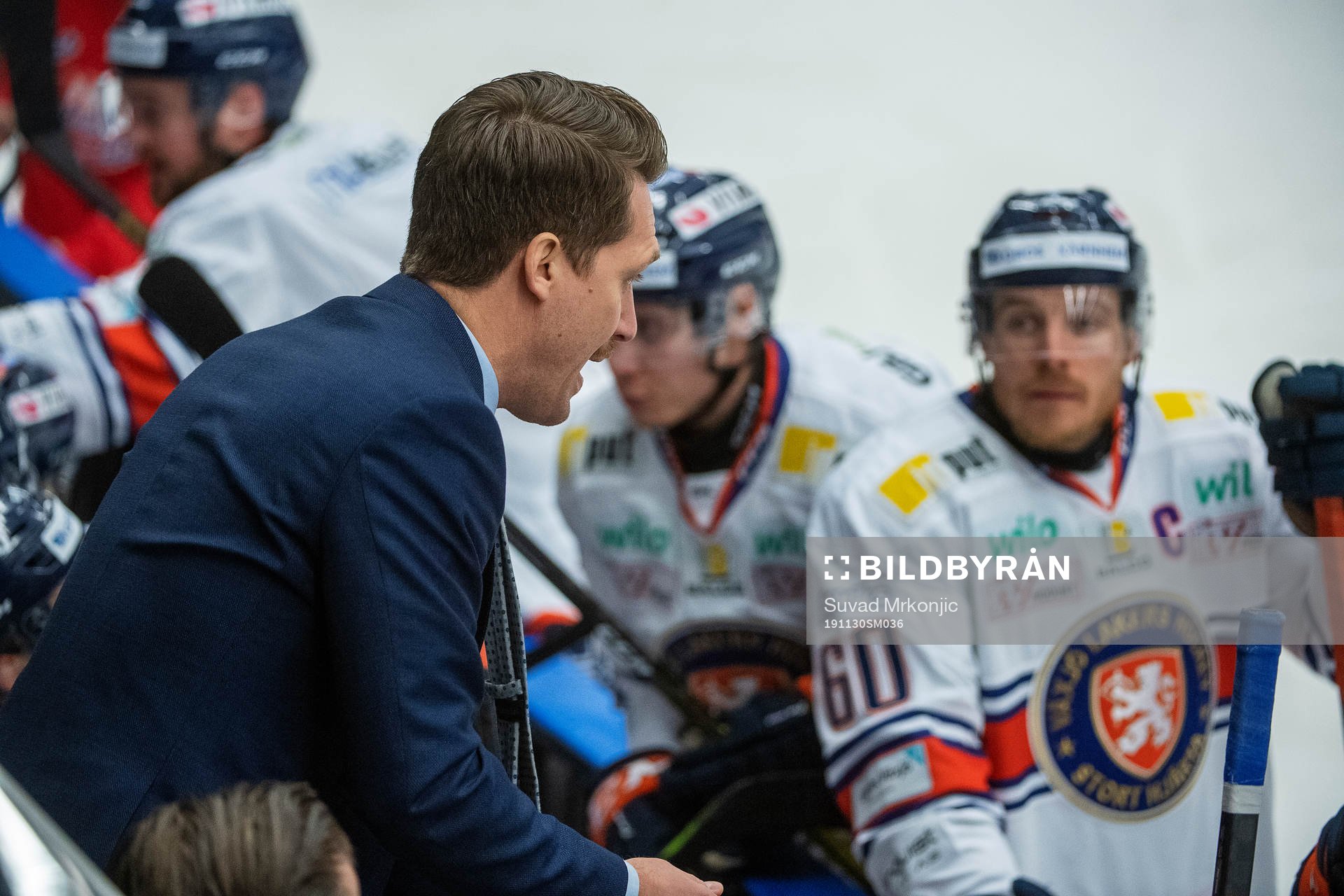 Växjös tränare Sam Hallam