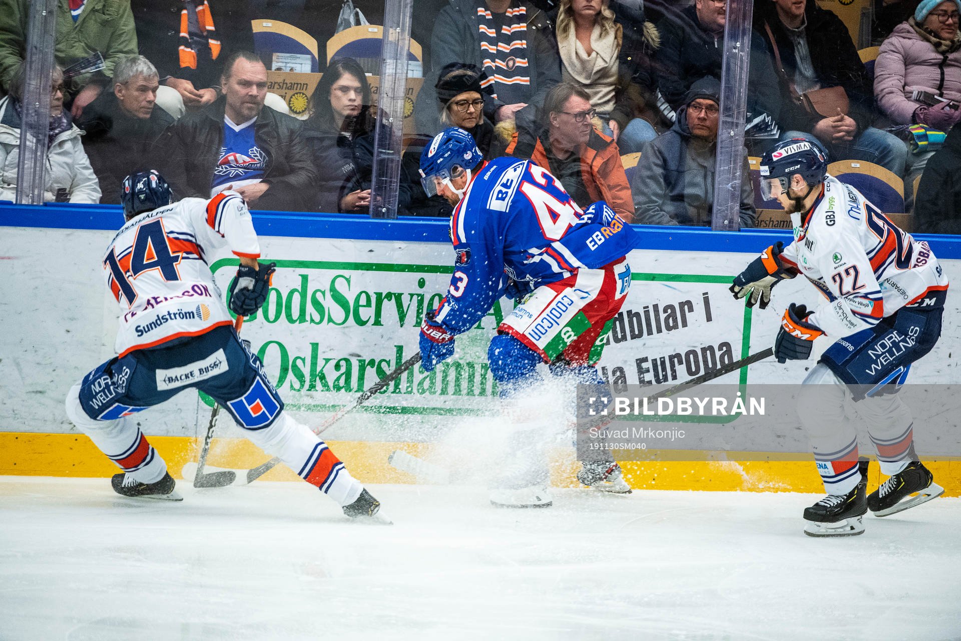 Oskarshamns Nichlas Hardt och Växjös Emil Pettersson samt