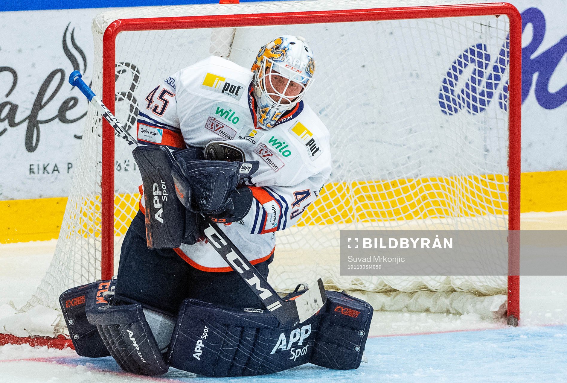 Växjös målvakt Viktor Andrén