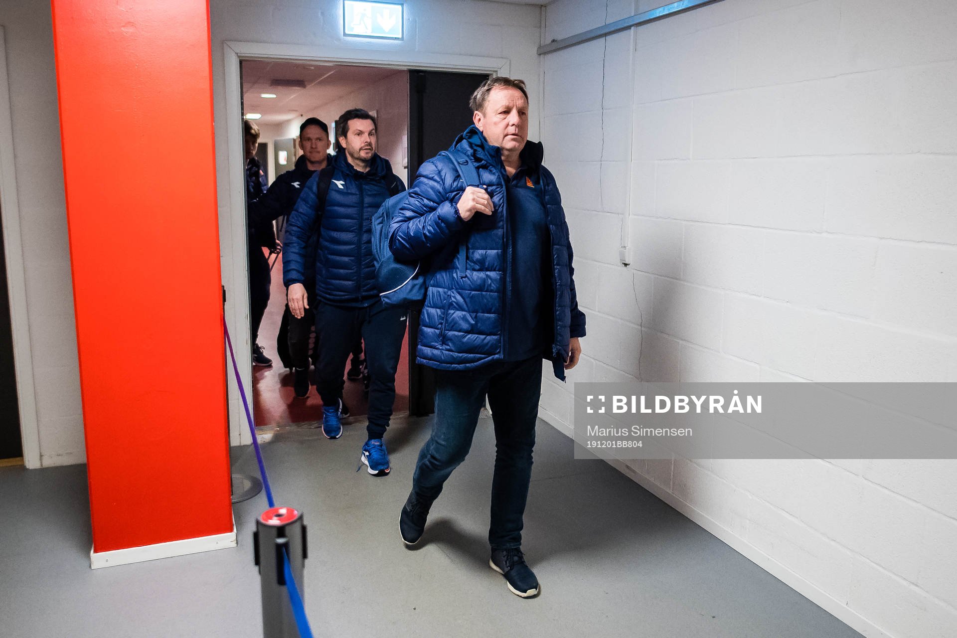 Bjarne Berntsen, head coach of Viking, arrives