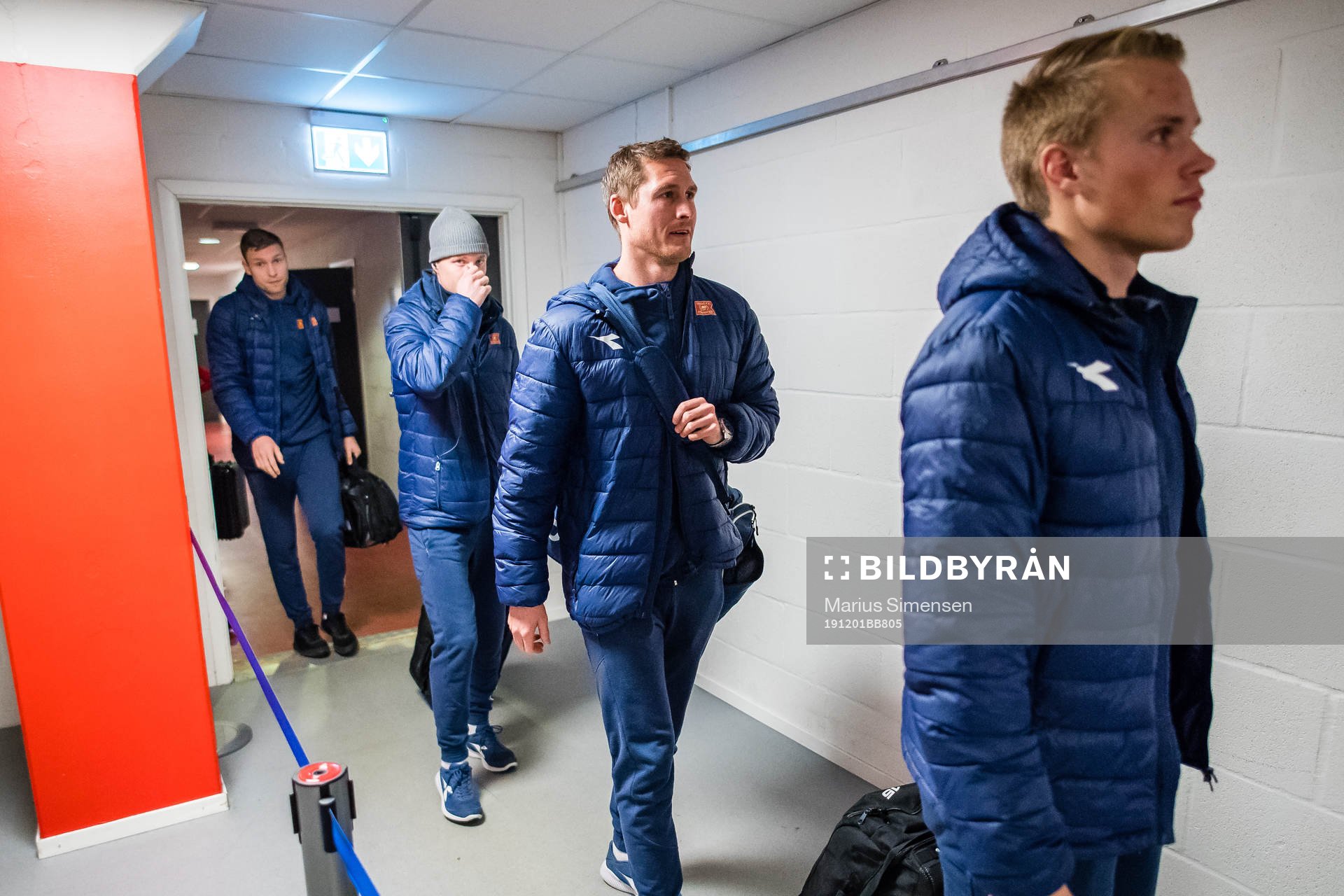Iven Austbø of Viking arrives