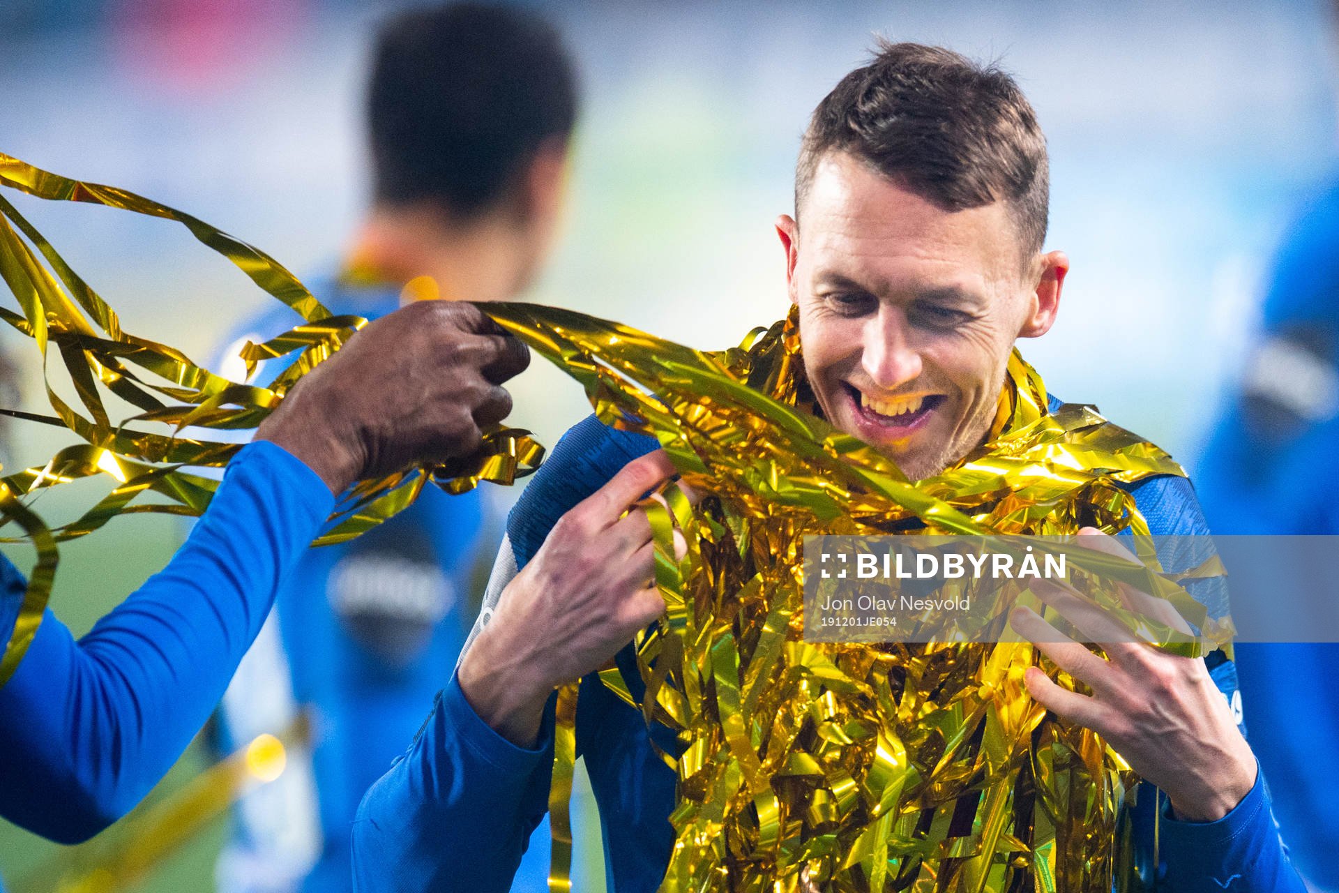 Mattias Moström of Molde celebrates