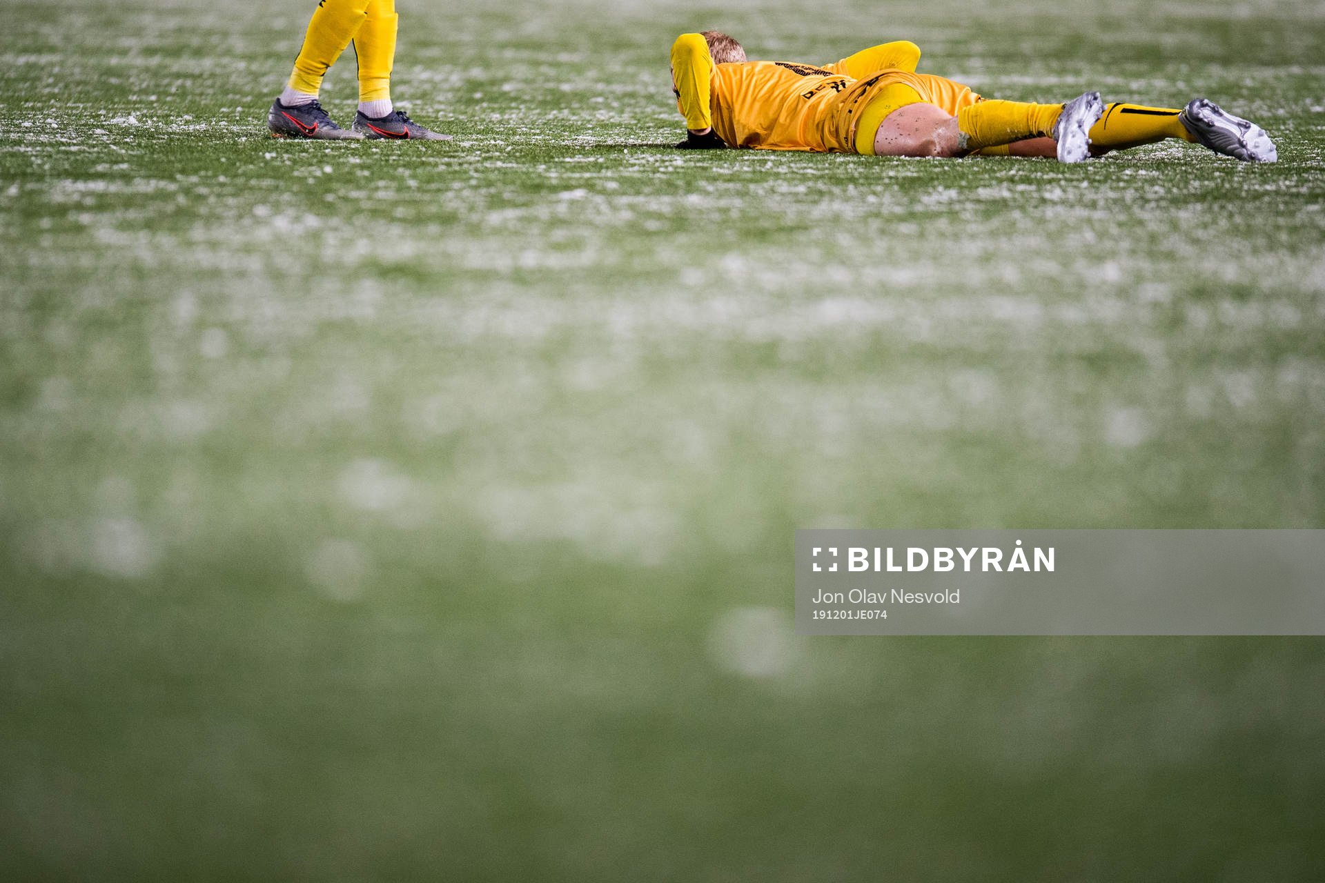 Vegard Amundsen Bergan of Bodø/Glimt during the Eliteserien match between Molde and Bodø/Glimt on December 1, 2019 in Molde.