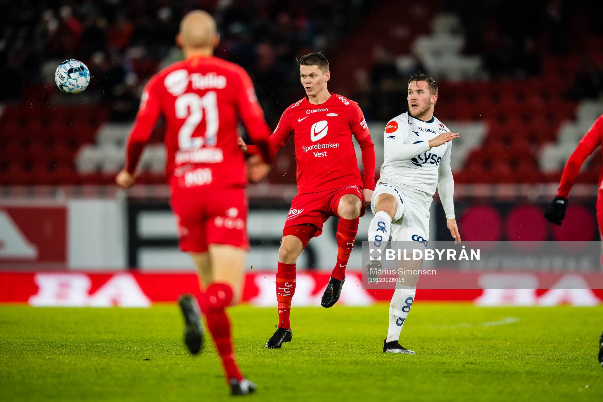 Christian Eggen Rismark of Brann and Benjamin Kallman of