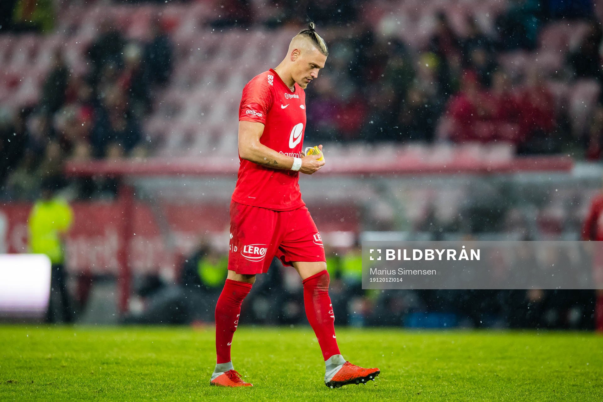Vito Wormgoor of Brann during the Eliteserien match between Brann and Viking on December 1, 2019 in Bergen.