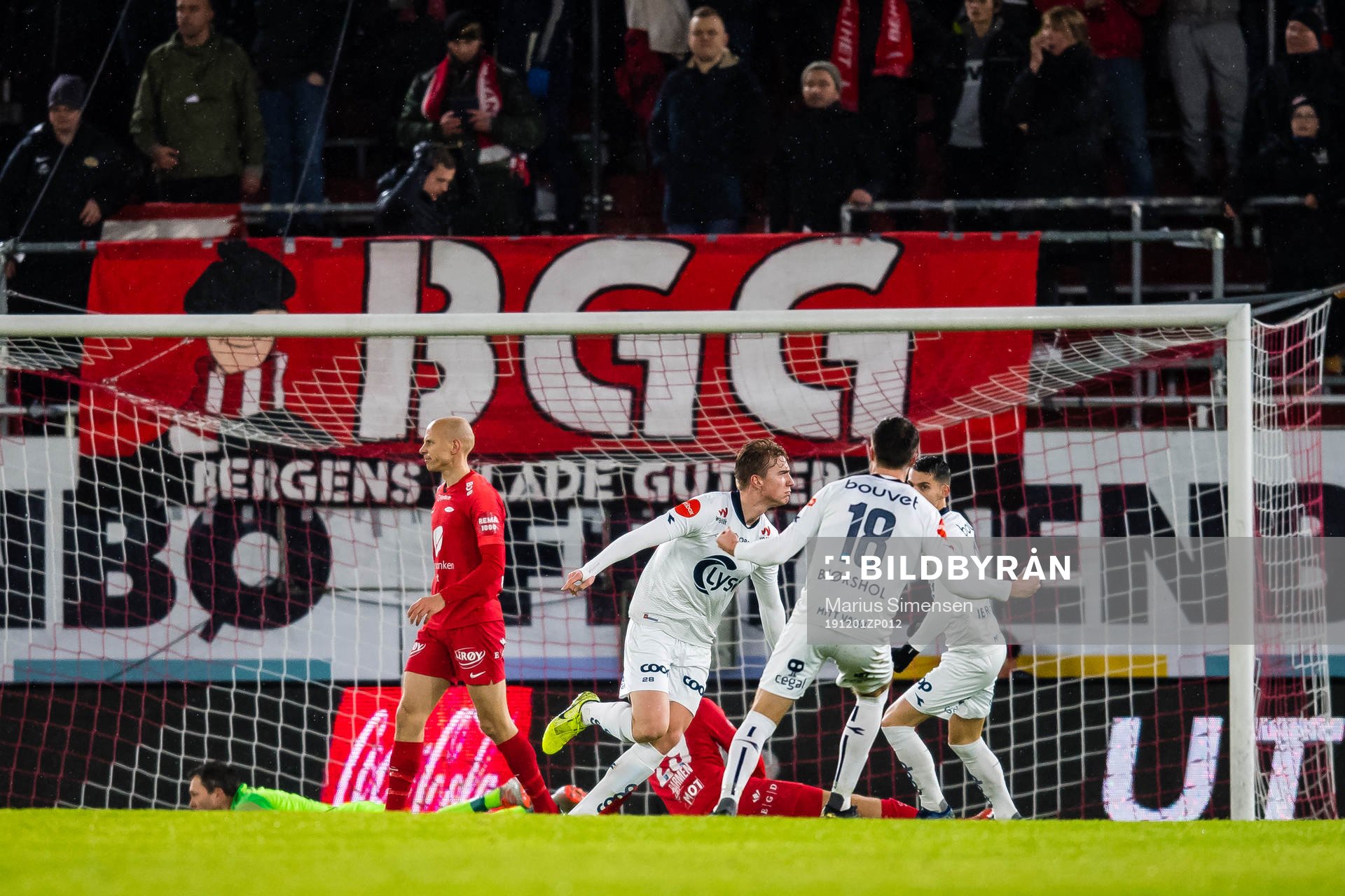 Kristian Thorstvedt of Viking celebrates