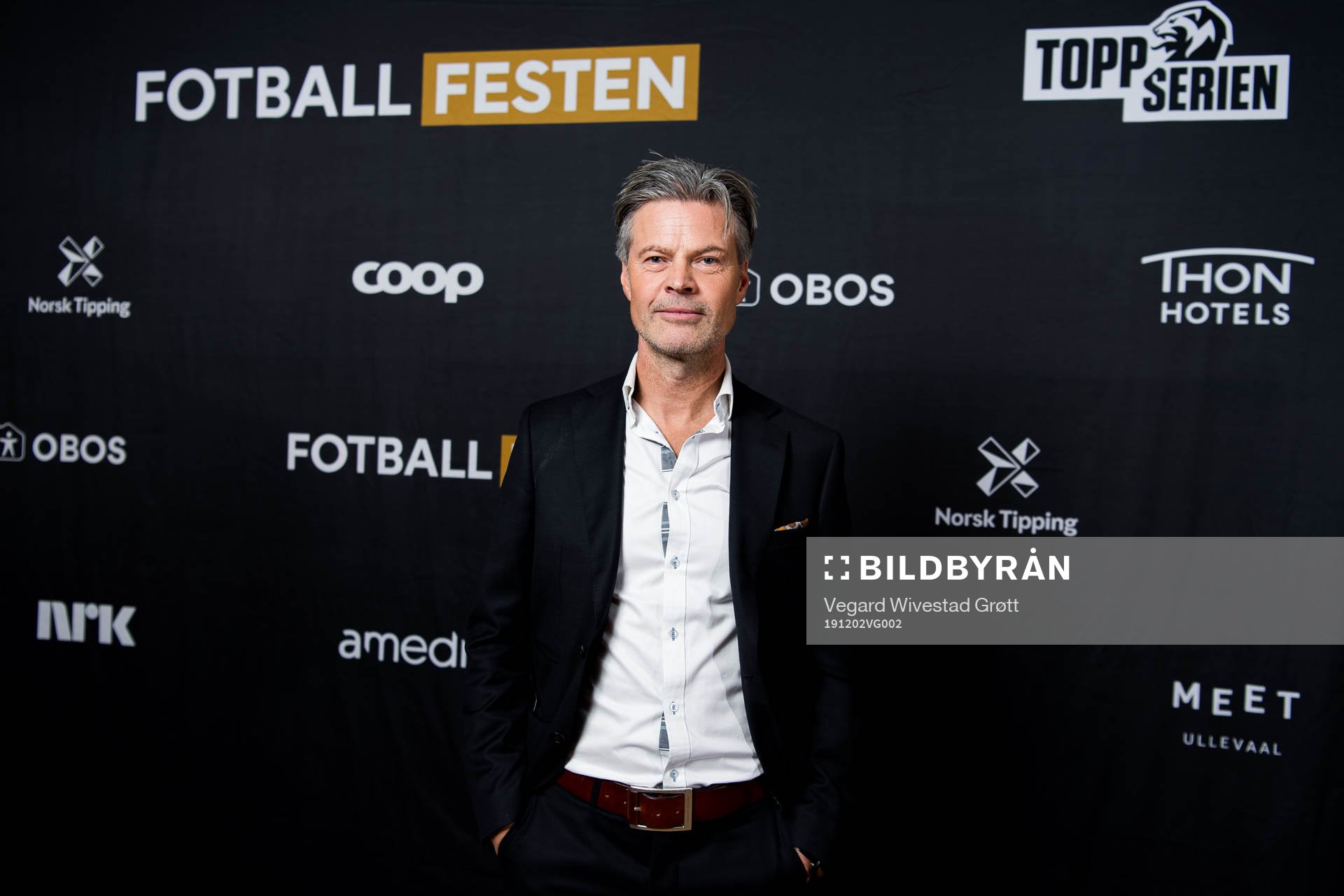 Vegard Hansen, head coach of Mjøndalen, arrives