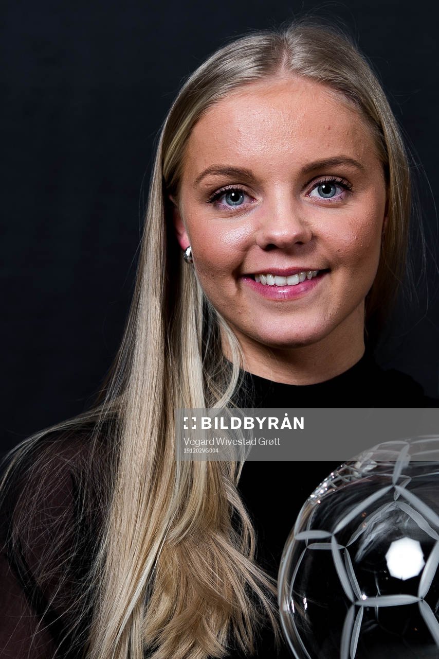 Celine Emilie Nergård of Fløya poses for a portrait with