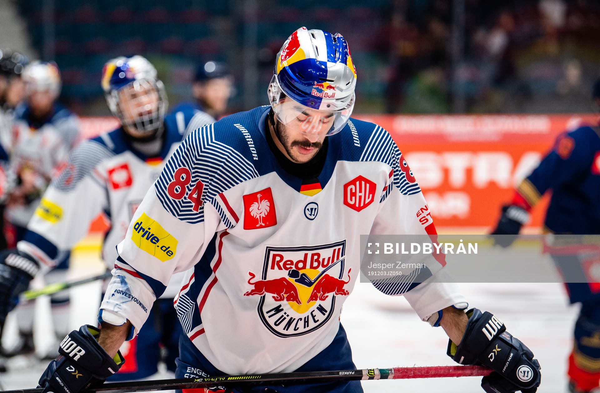 Trevor Parkes of Red Bull Munich looks dejected