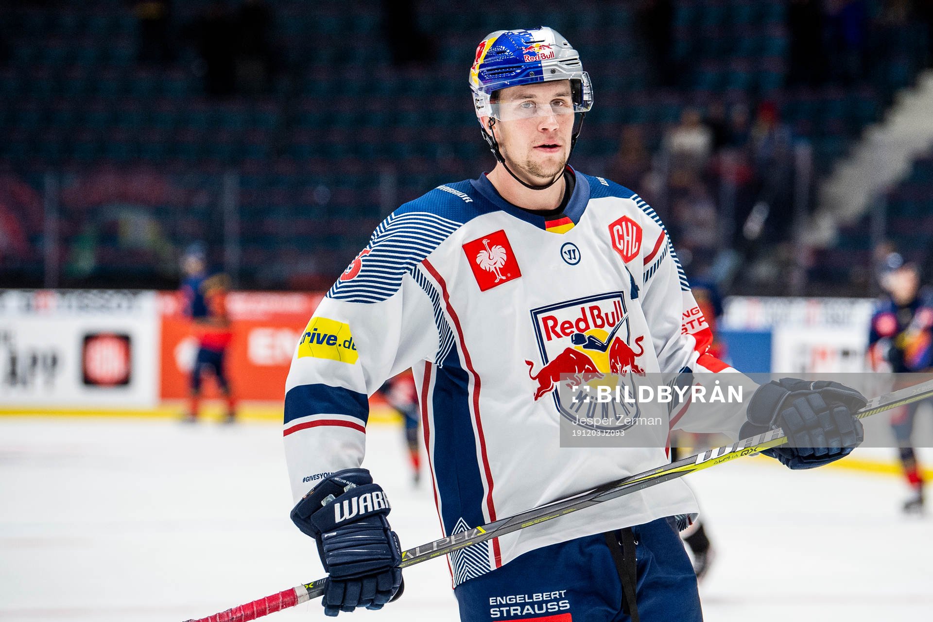 Jason Jaffray of Red Bull Munich looks dejected
