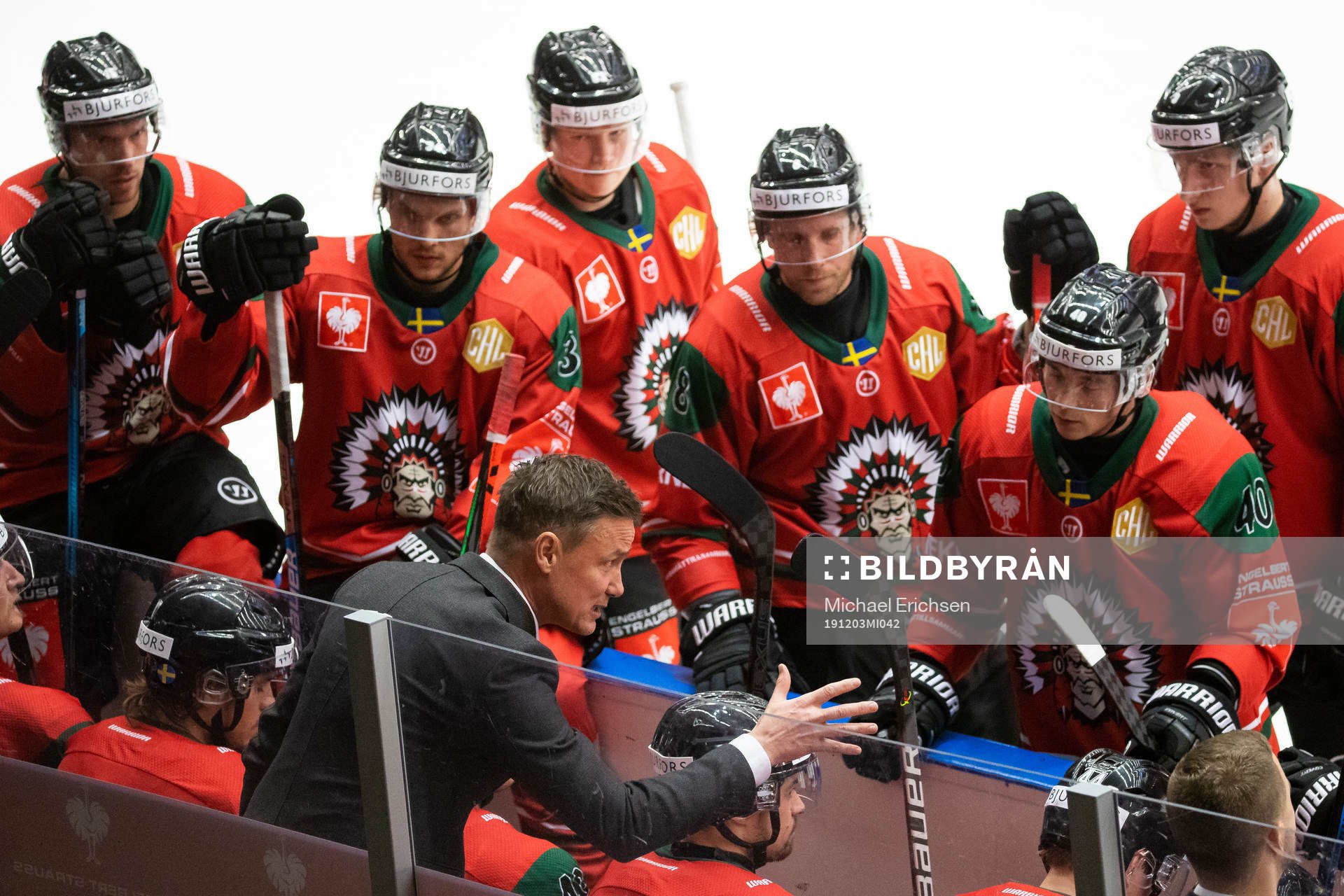 Head coach Roger Rönnberg of Frölunda