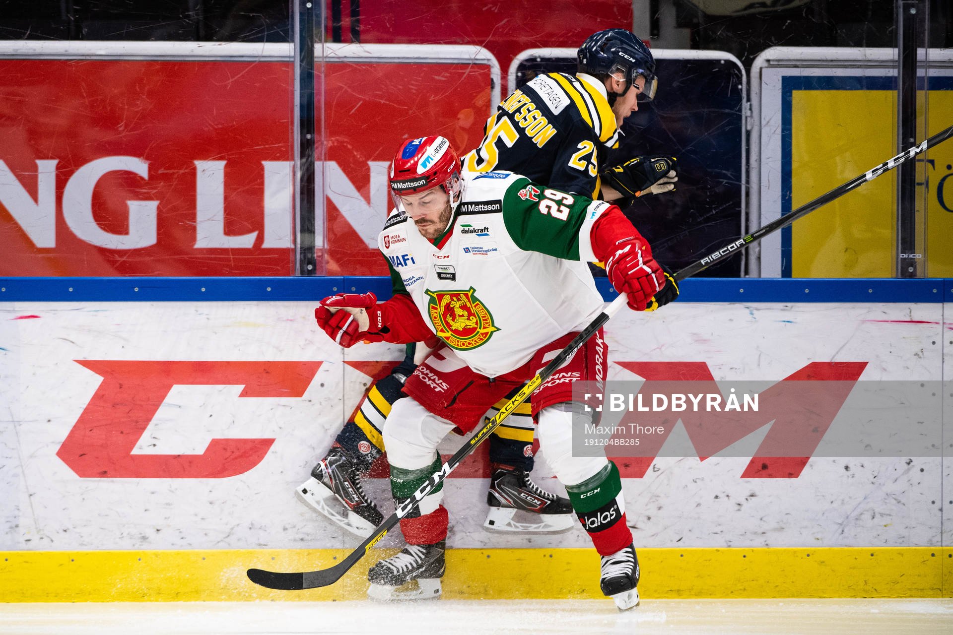 Moras Johan Persson och Södertäljes Christoffer Bengtsson