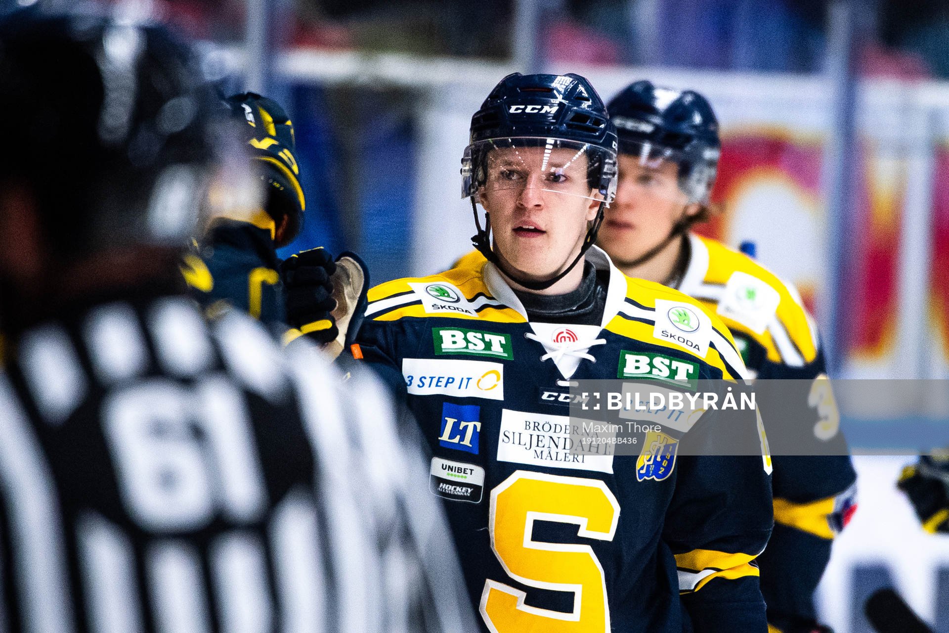 Södertäljes Hugo Gustafsson jublar
