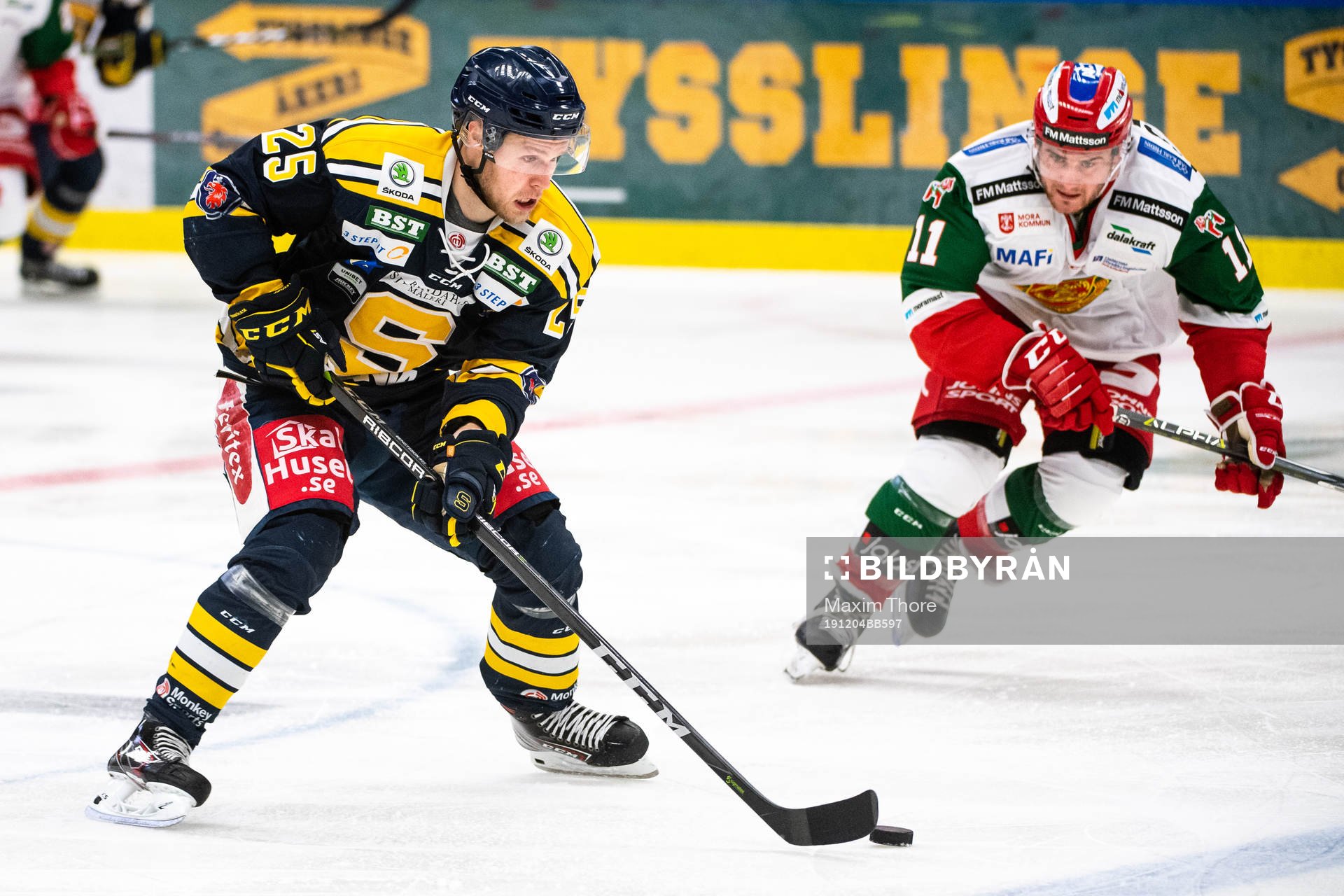 Södertäljes Christoffer Bengtsson och Moras Brendan