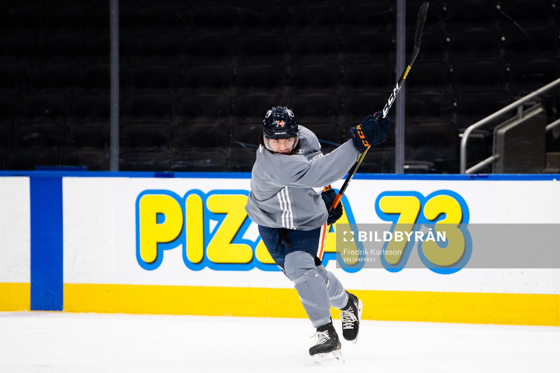 Ethan Bear of the Edmonton Oilers