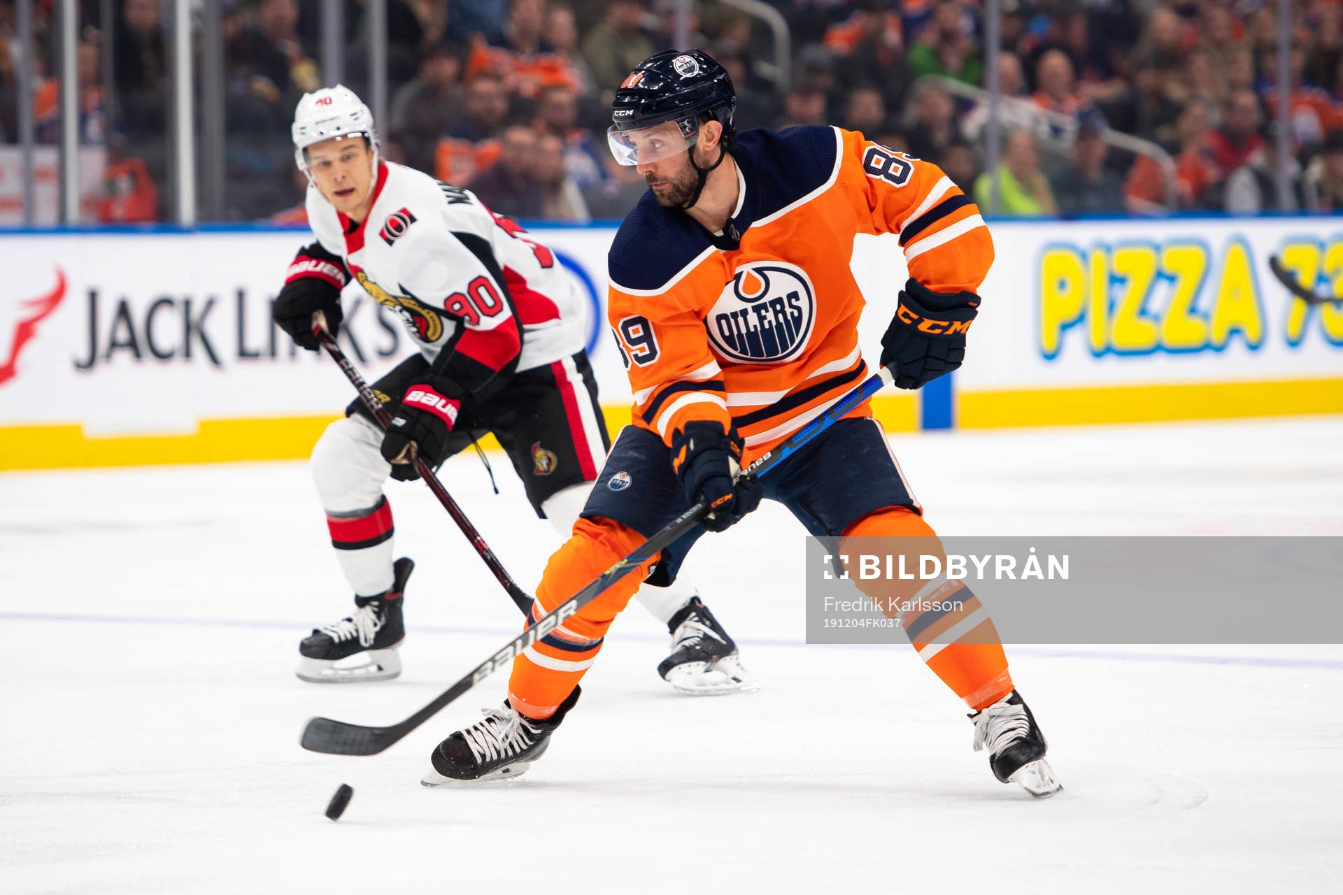 Sam Gagner of the Edmonton Oilers
