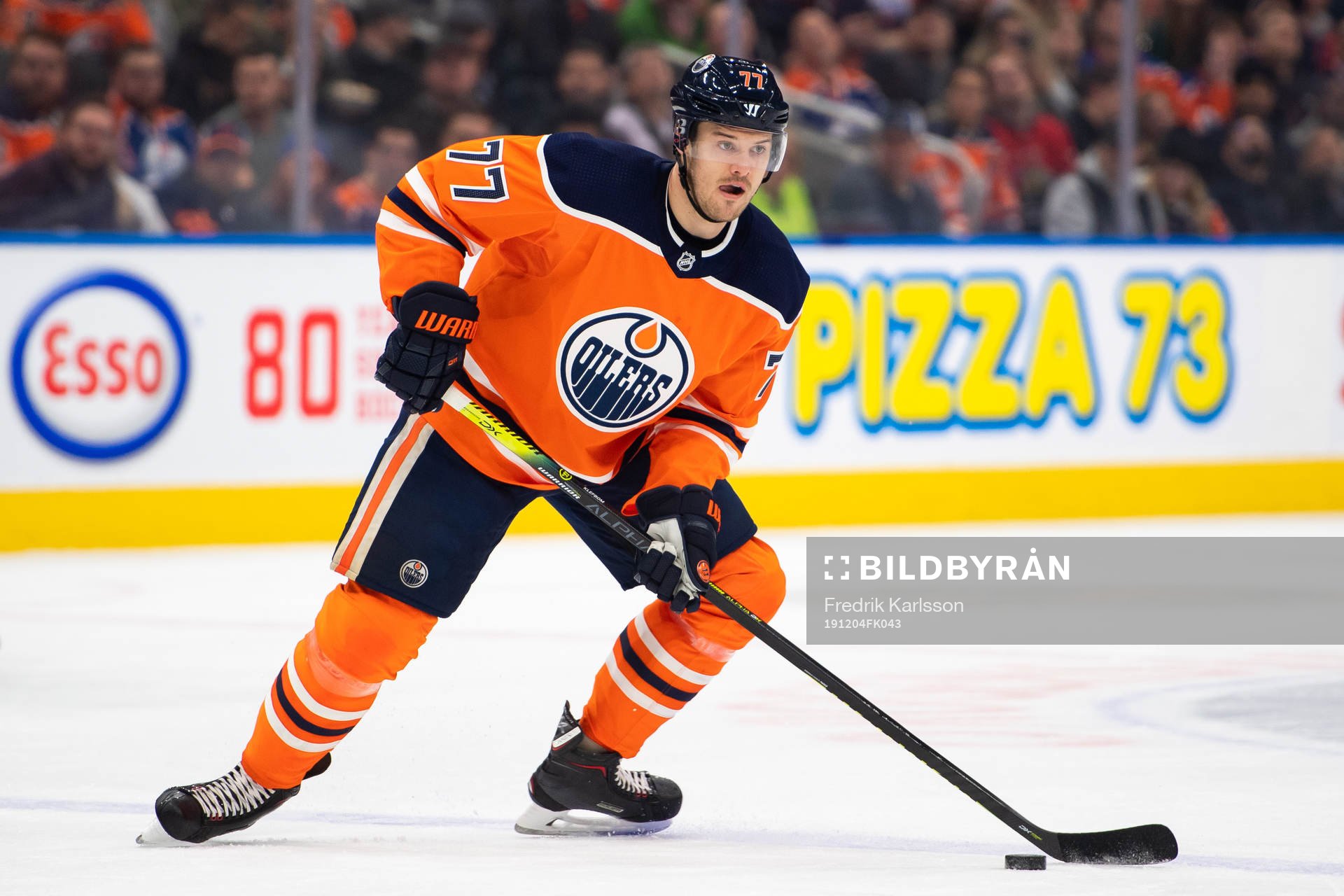 Oscar Klefbom of the Edmonton Oilers
