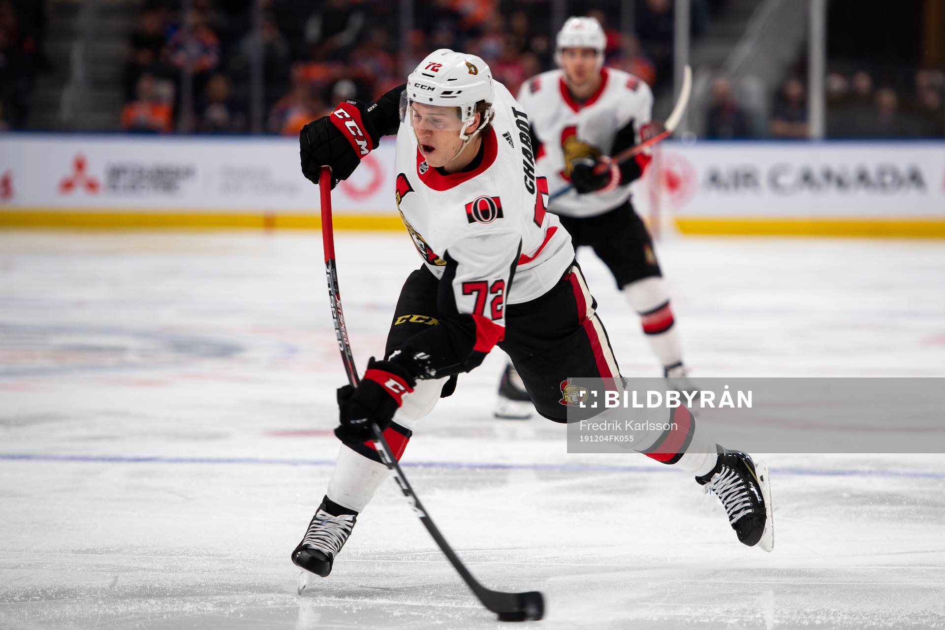 Thomas Chabot of the Ottawa Senators