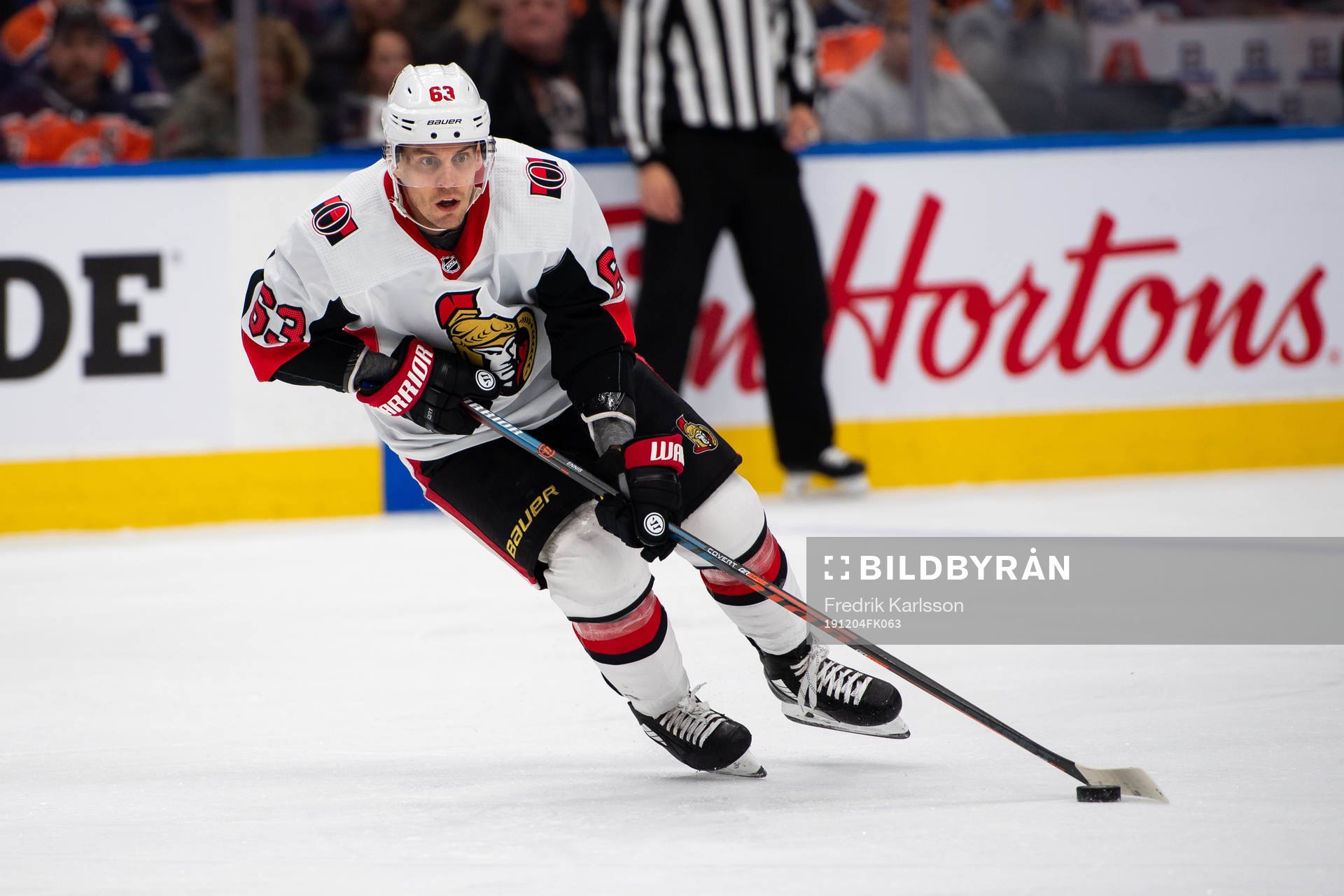 Tyler Ennis of the Ottawa Senators