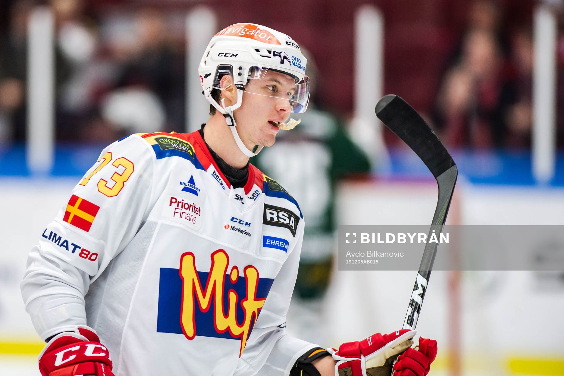 Malmö Redhawks Christoffer Forsberg jublar