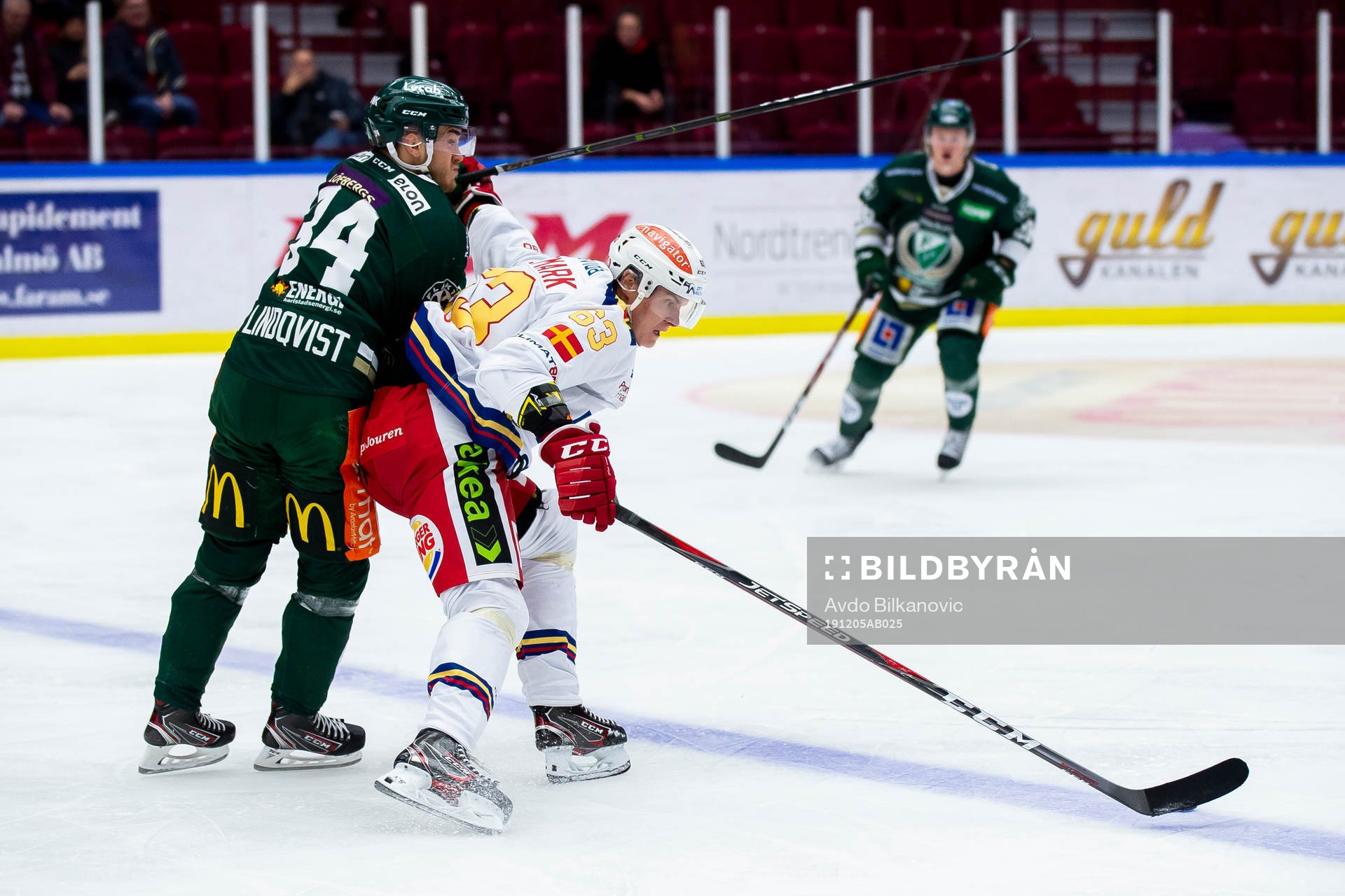 Malmö Redhawks Fredrik Händemark och Färjestads Michael
