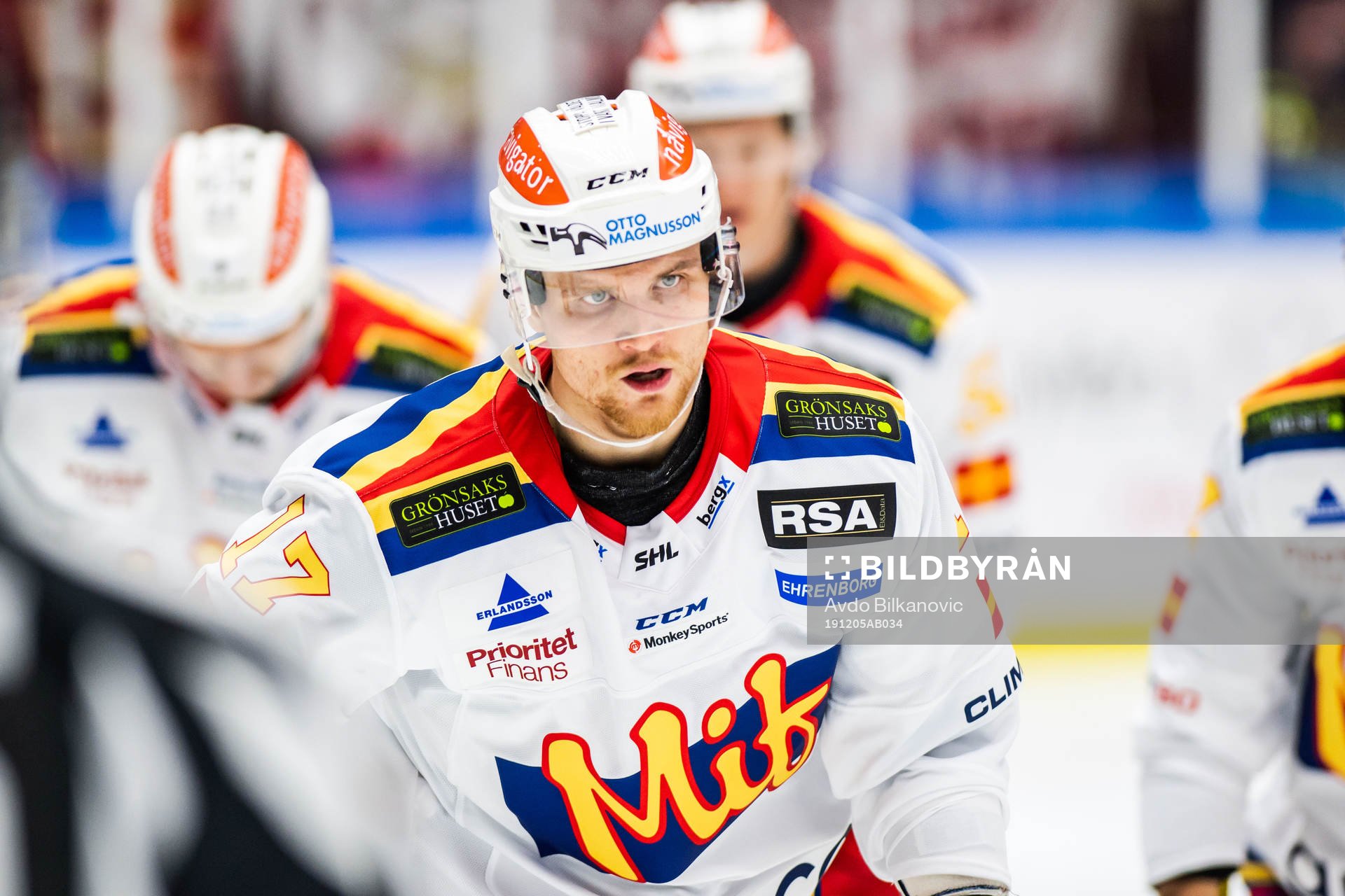 Malmö Redhawks Max Görtz jublar