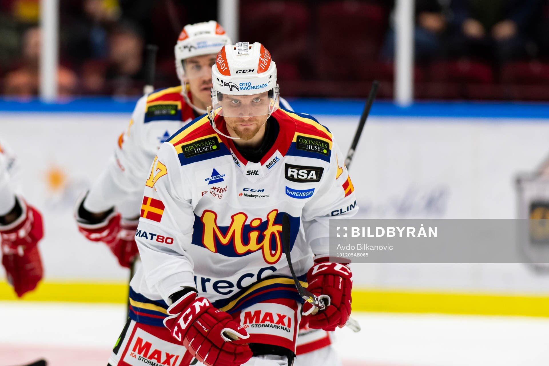 Malmö Redhawks Max Görtz jublar
