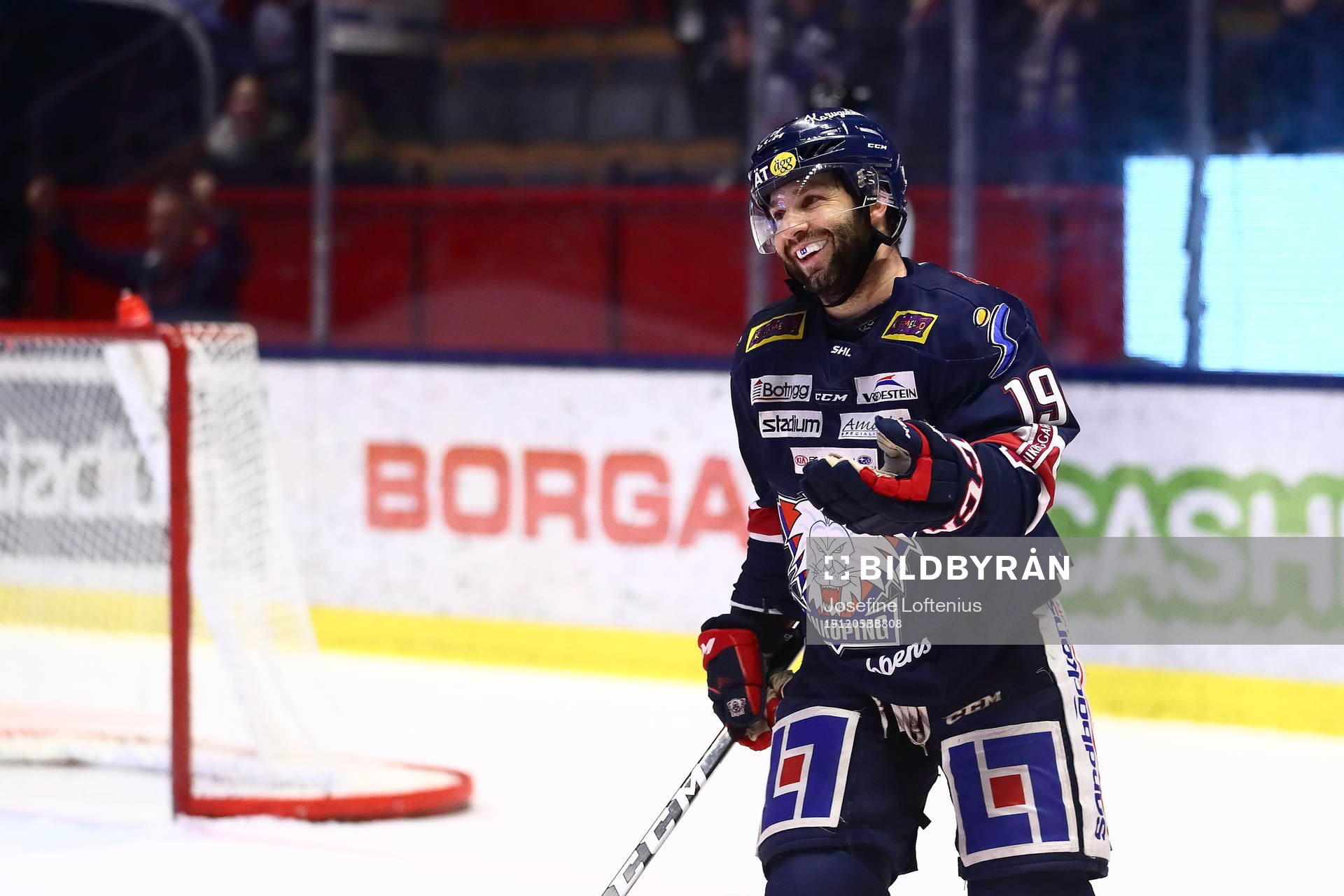 Linköpings Joe Whitney jublar