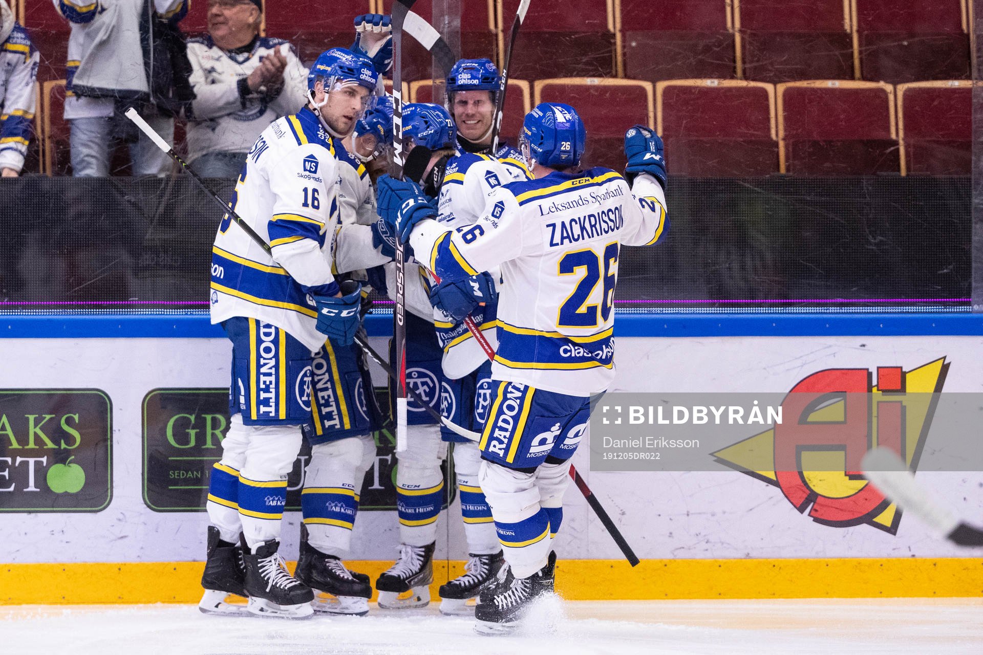 Leksands Philip Samuelsson jubel