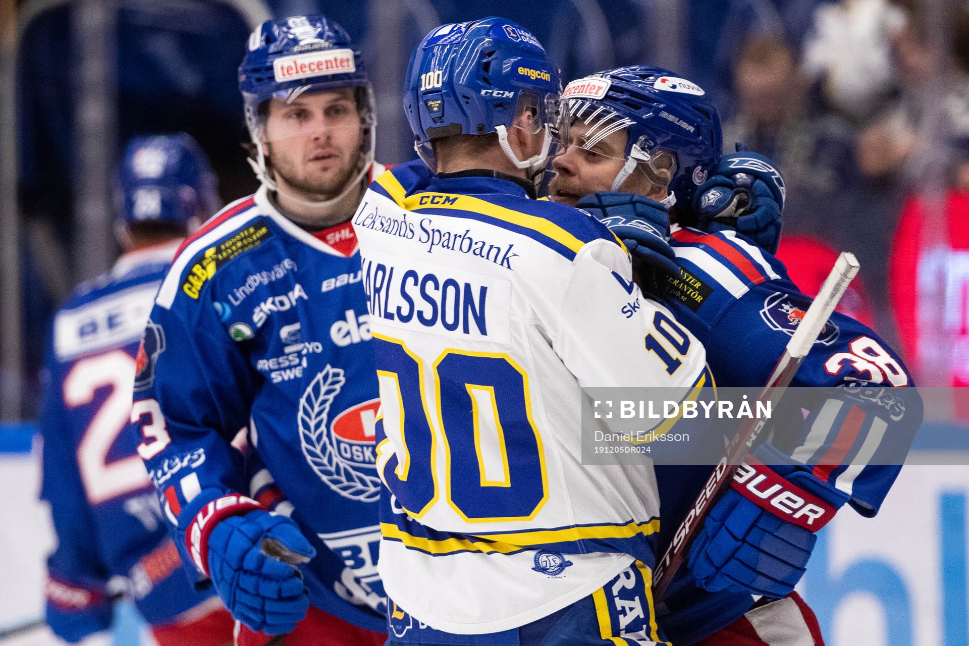 Leksands Martin Karlsson och Oskarshamns Nichlas Torp