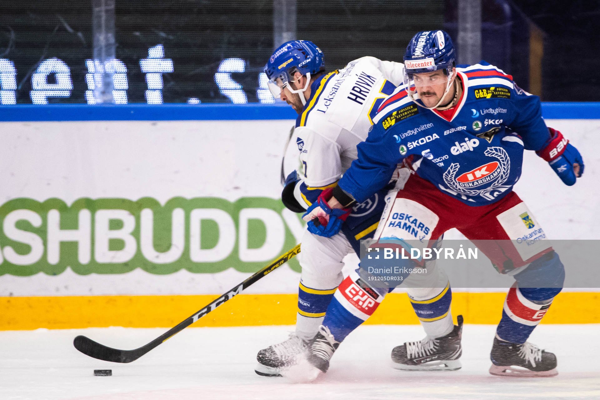Leksands Marek Hrivik och Oskarshamns Jesper Dahlroth