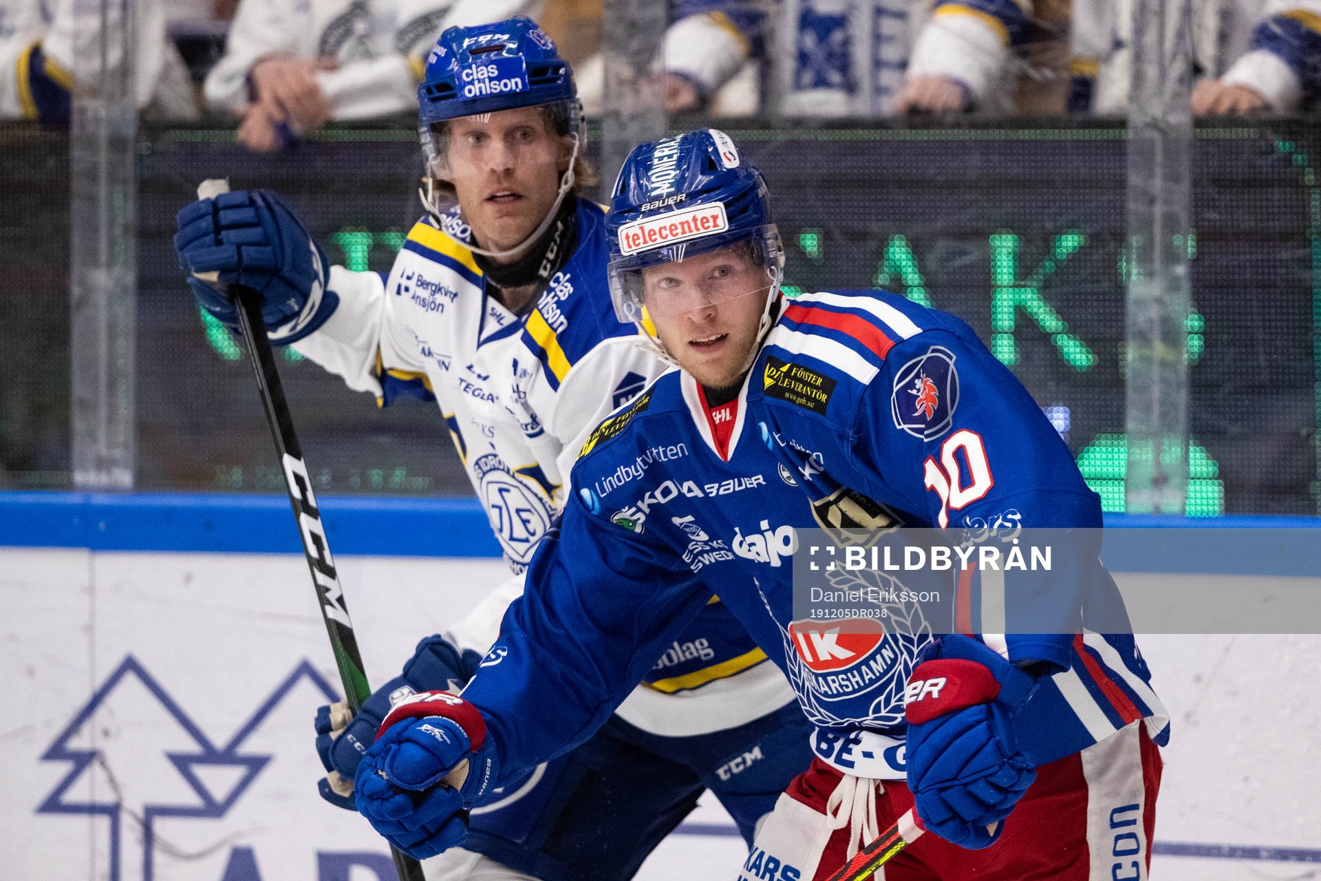 Oskarshamns Nicklas Heinerö och Leksands Philip Samuelsson