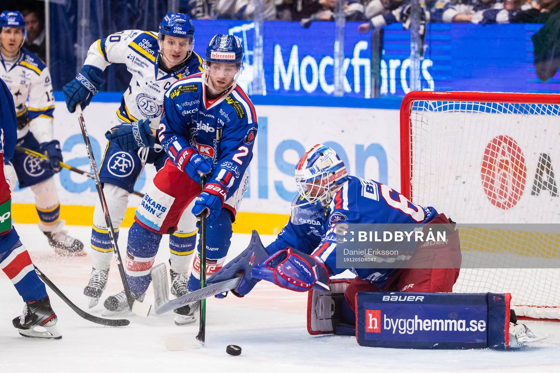 Leksands Martin Karlsson mot Oskarshamns Mattew Bodie och