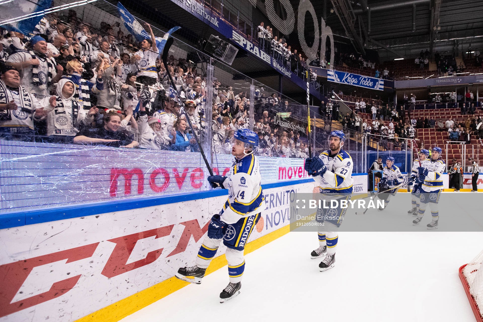 Leksands Oskar Lang och Marek Hrivik jublat