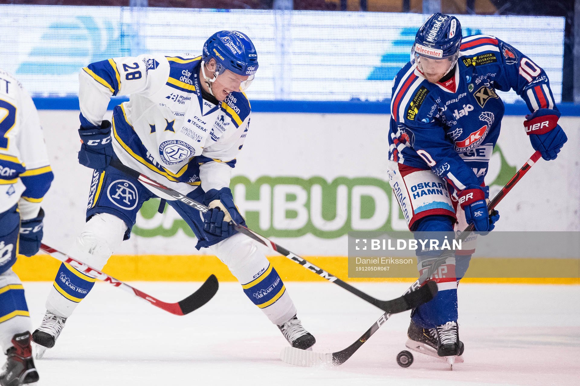 Leksands Mattias Göransson och Oskarshamns Nicklas Heinerö