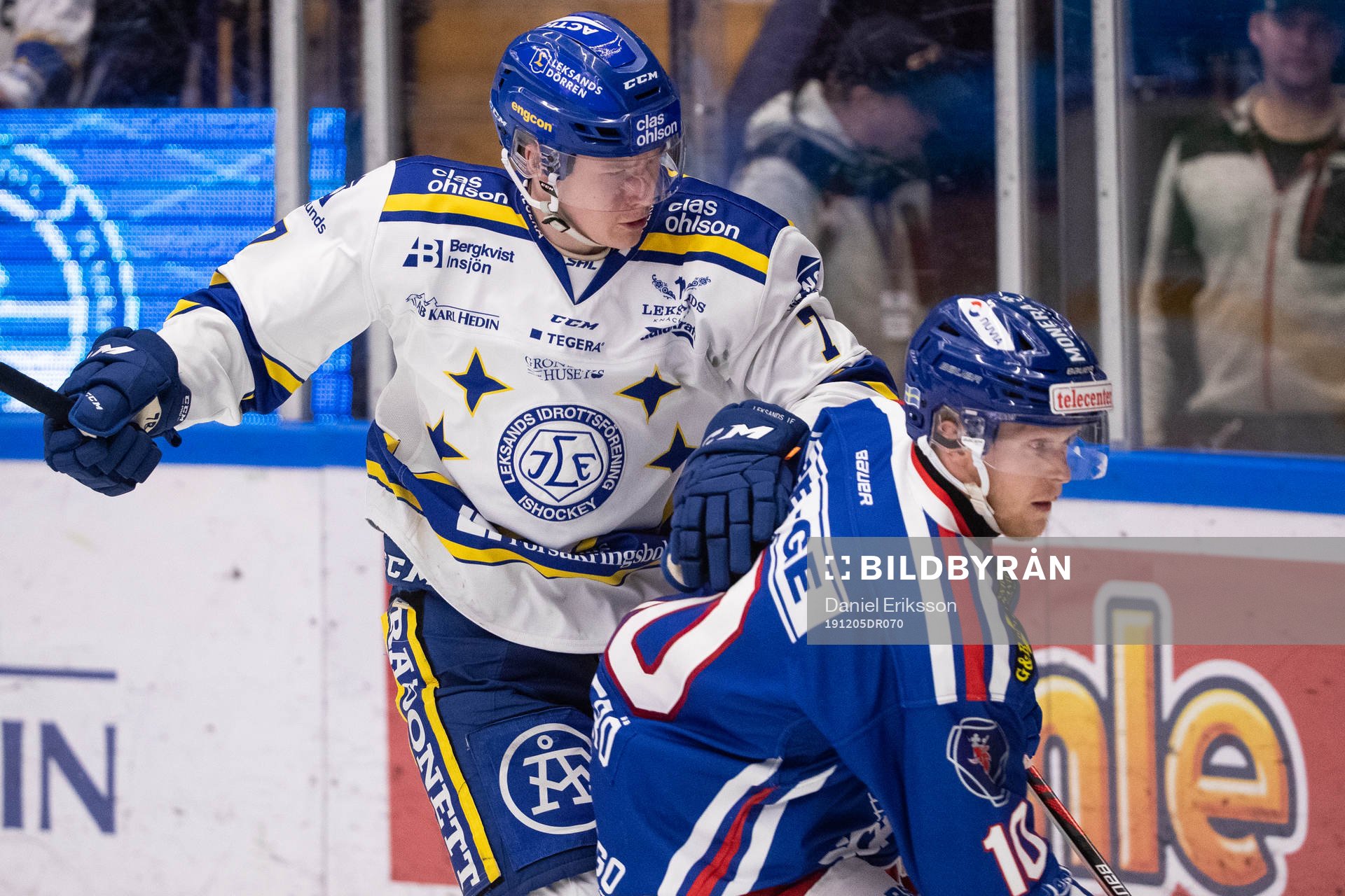Leksands Lucas Nordsäter och Oskarshamns Nicklas Heinerö