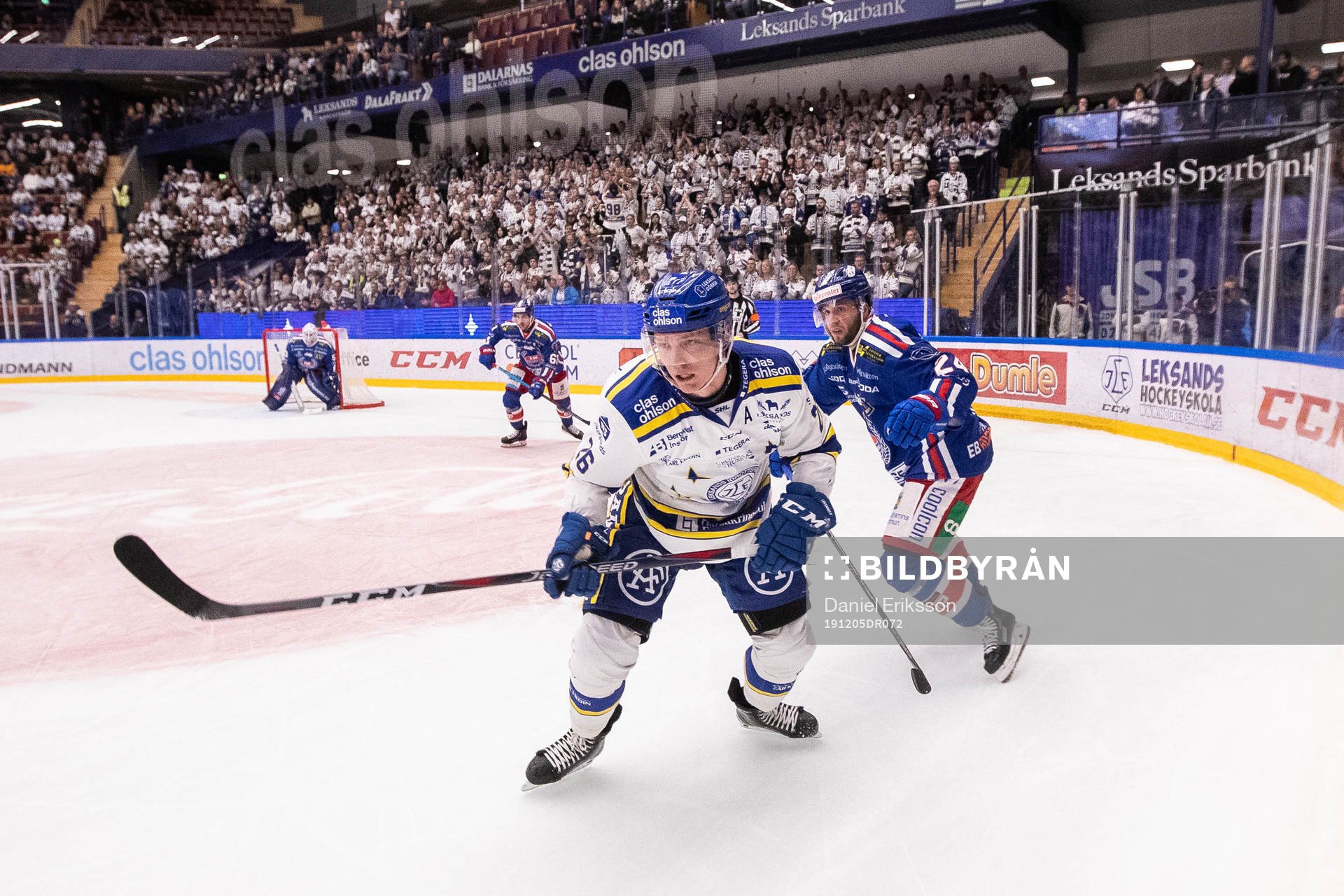 Leksands Patrik Zackrisson och Oskarshamns Rok Ticar