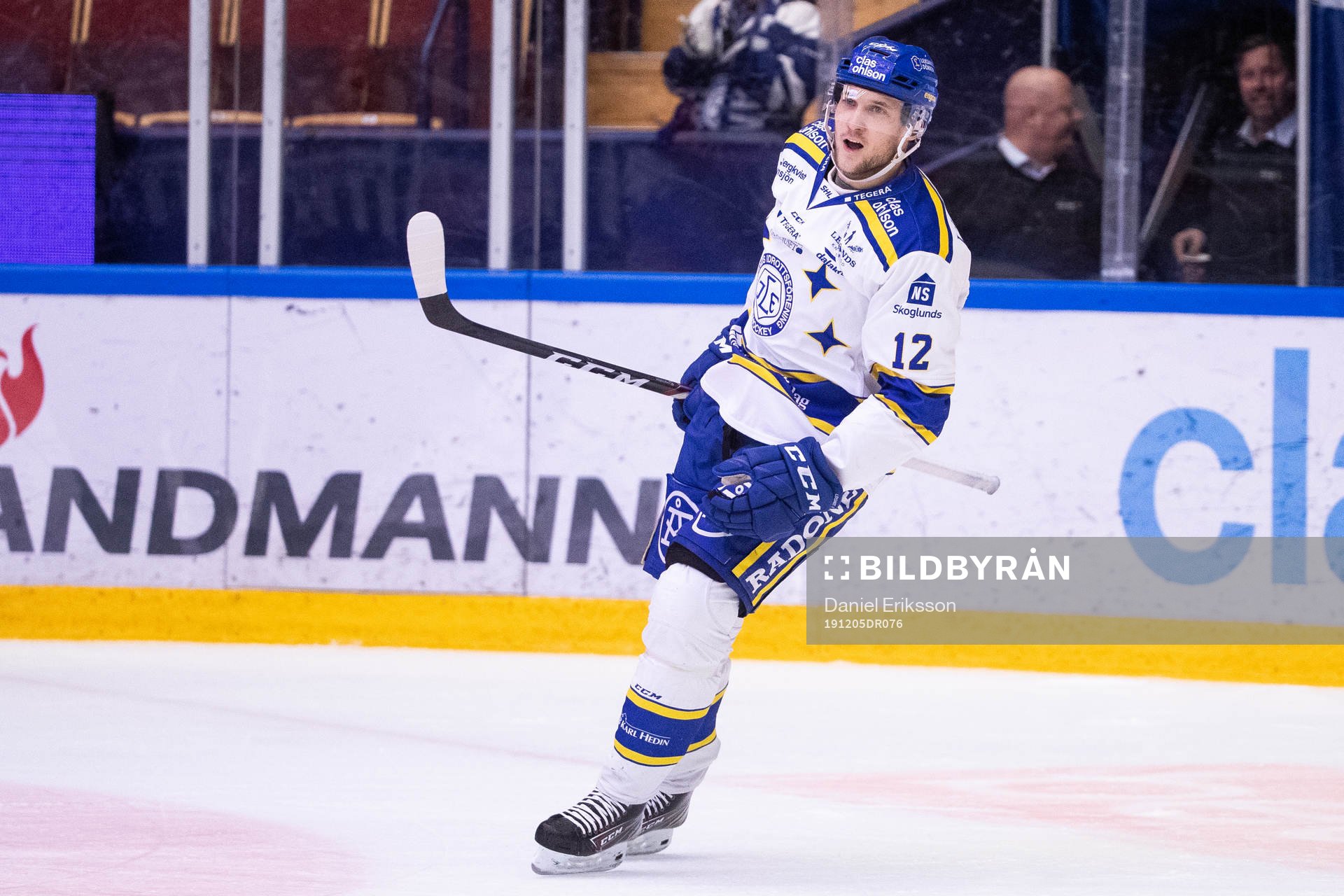 Leksands Fredrik Forsberg jublar
