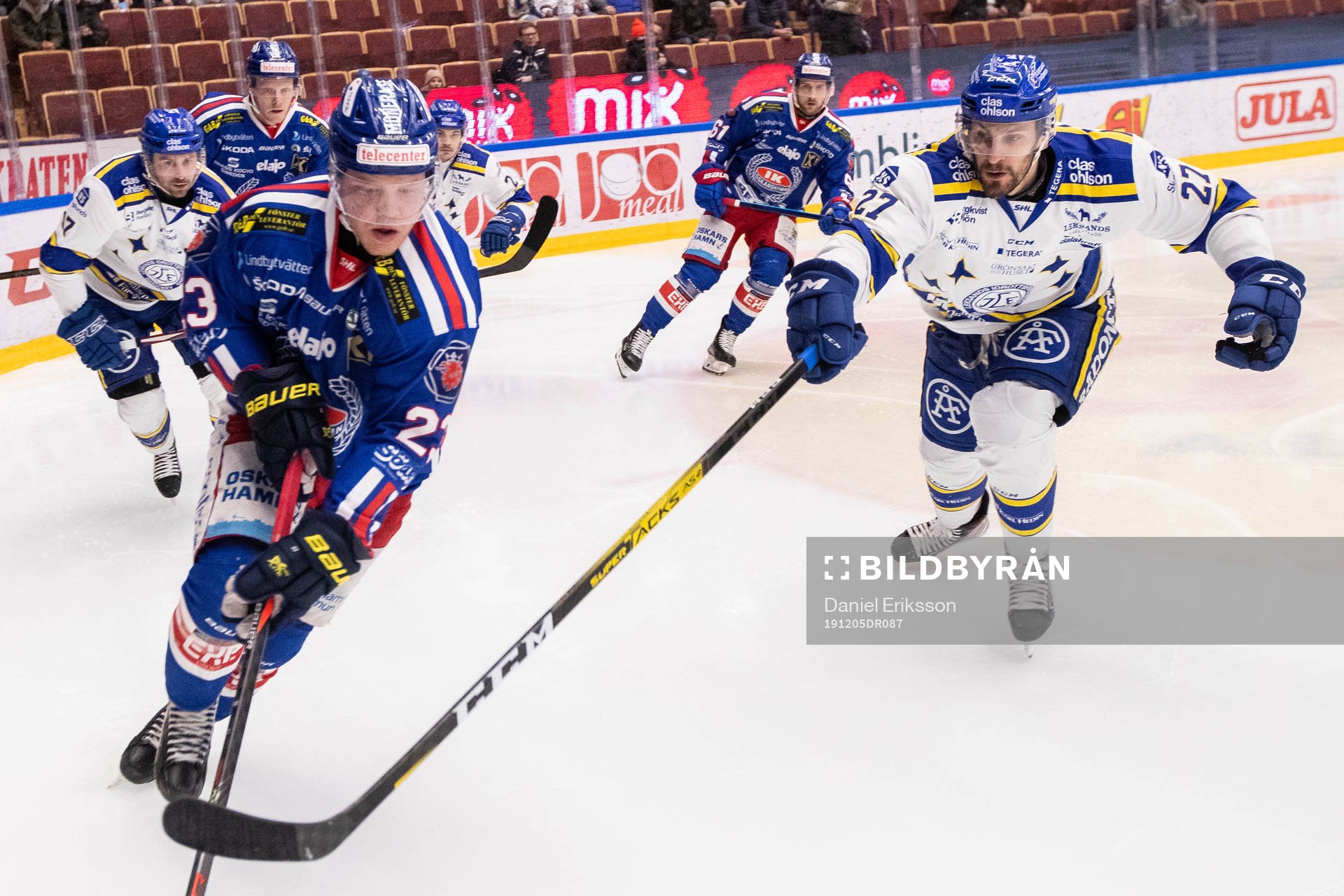 Oskarshamn Johan Johnsson och Leksands Marek Hrivik