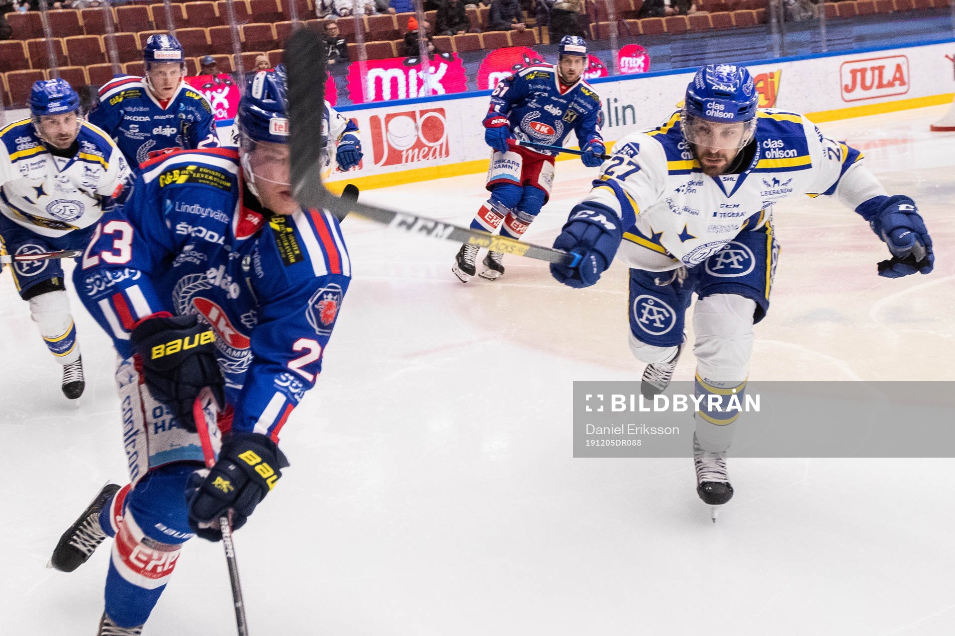 Oskarshamn Johan Johnsson och Leksands Marek Hrivik