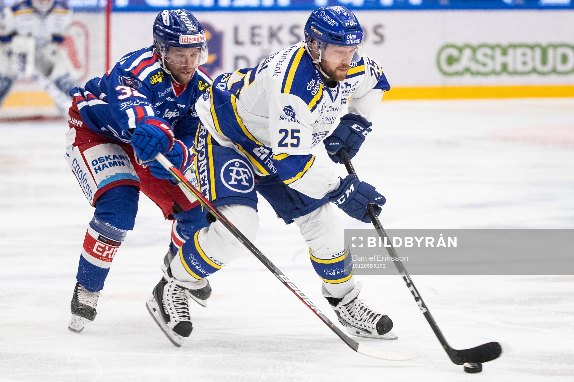 Oskarshamns Markus Modigs och Leksands Linus Persson