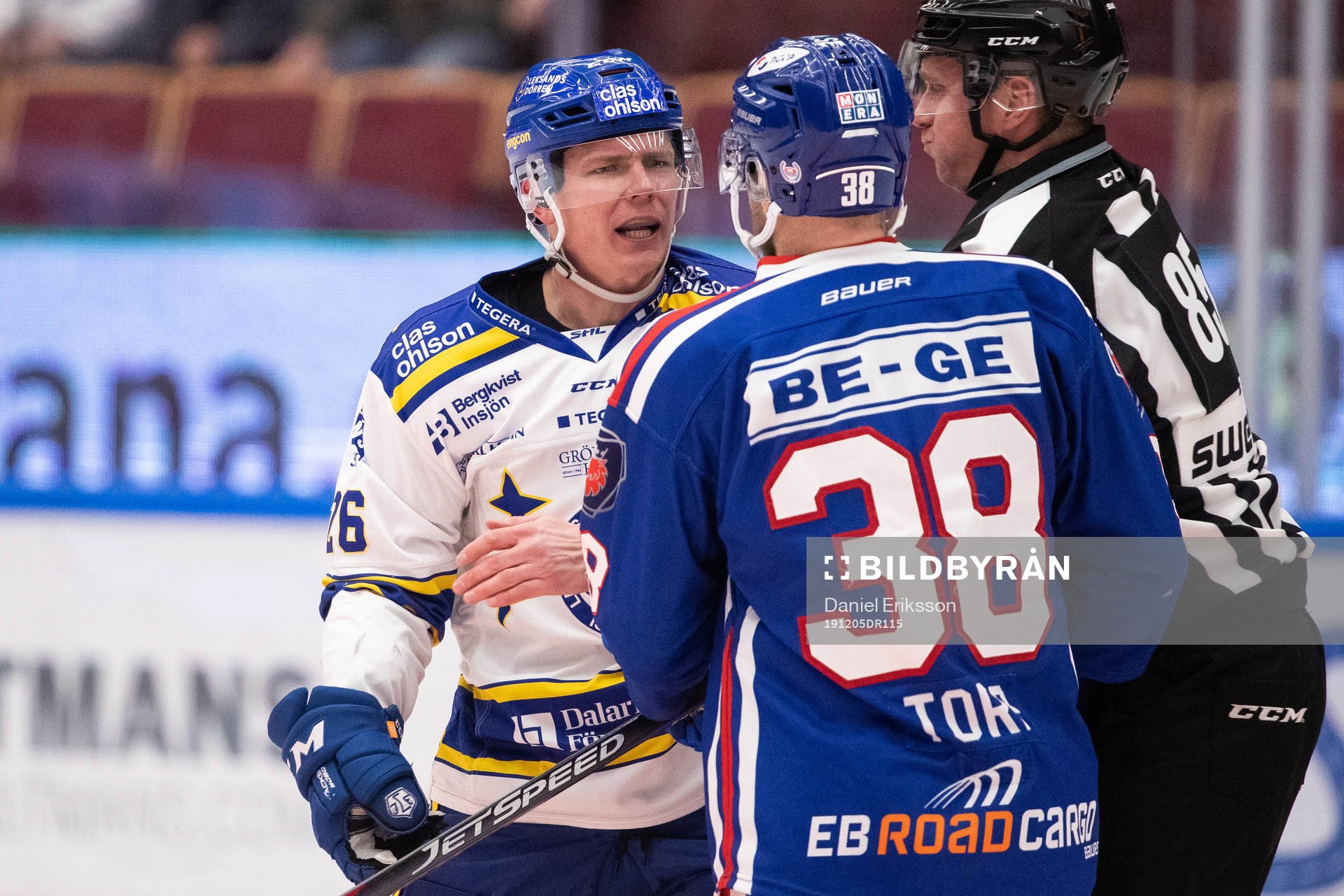 Leksands Patrik Zackrisson och Oskarshamns Nichlas Torp