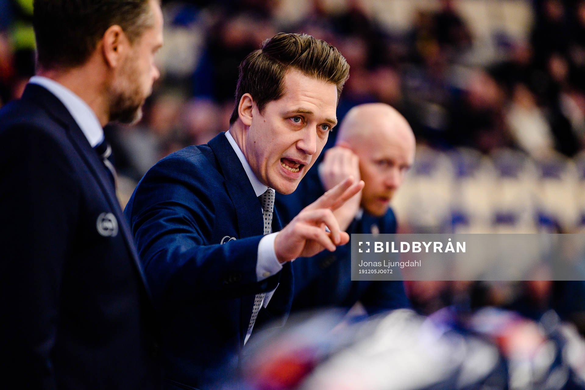 Växjös tränare Sam Hallam